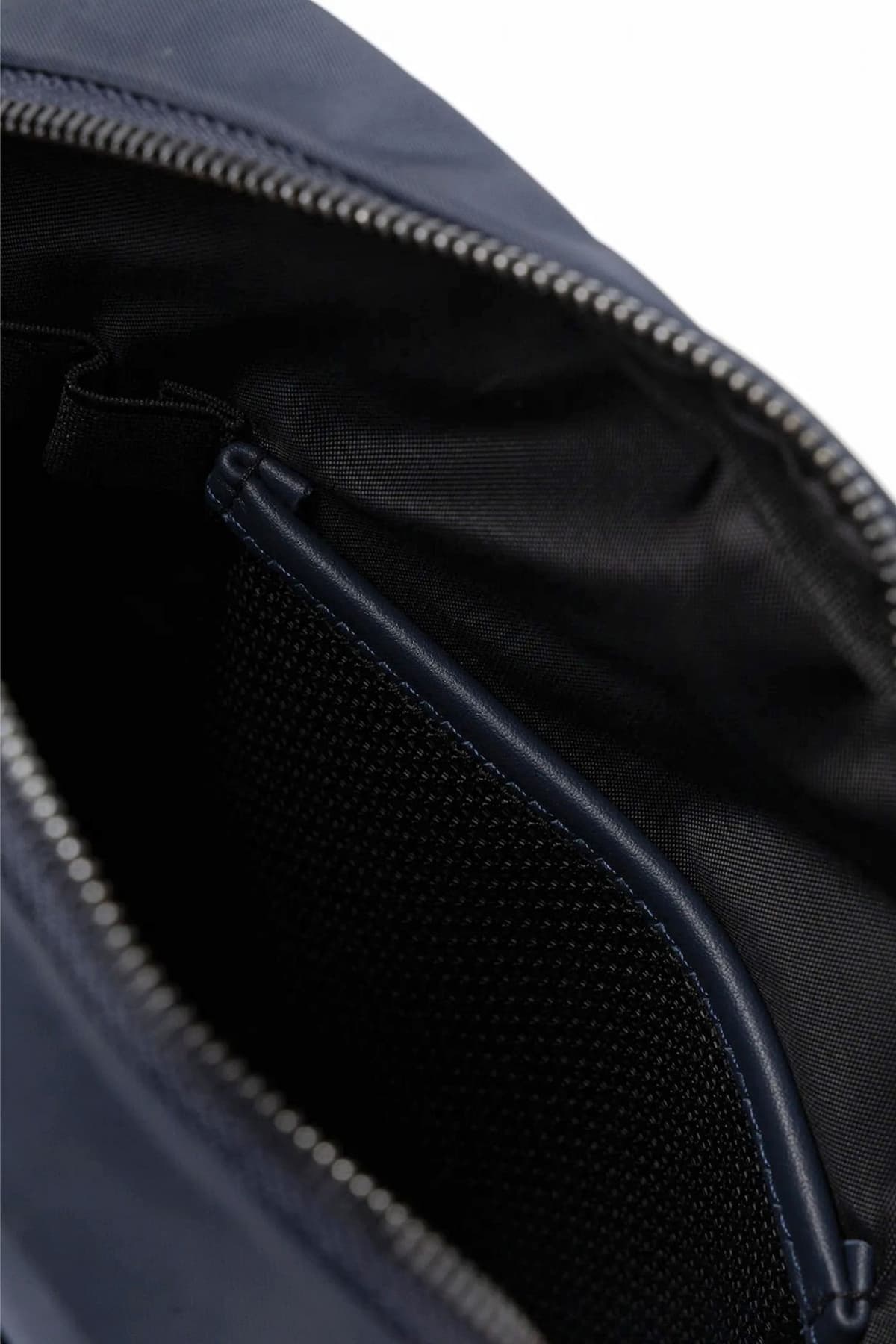 PAUL&SHARK ΤΣΑΝΤΑΚΙ CROSSBODY METALLIC LOGO ΜΠΛΕ