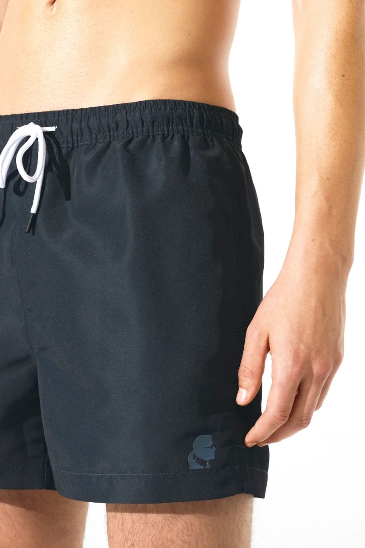 KARL LAGERFELD ΜΑΓΙΩ KAMEO SHORT BOARDSHORT ΜΑΥΡΟ