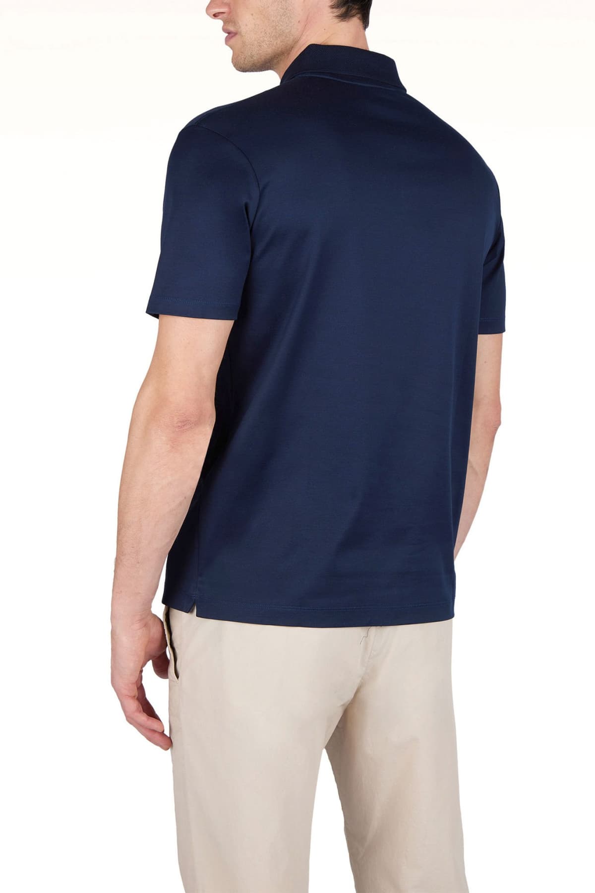 PAUL&SHARK POLO LOGO ΜΠΛΕ