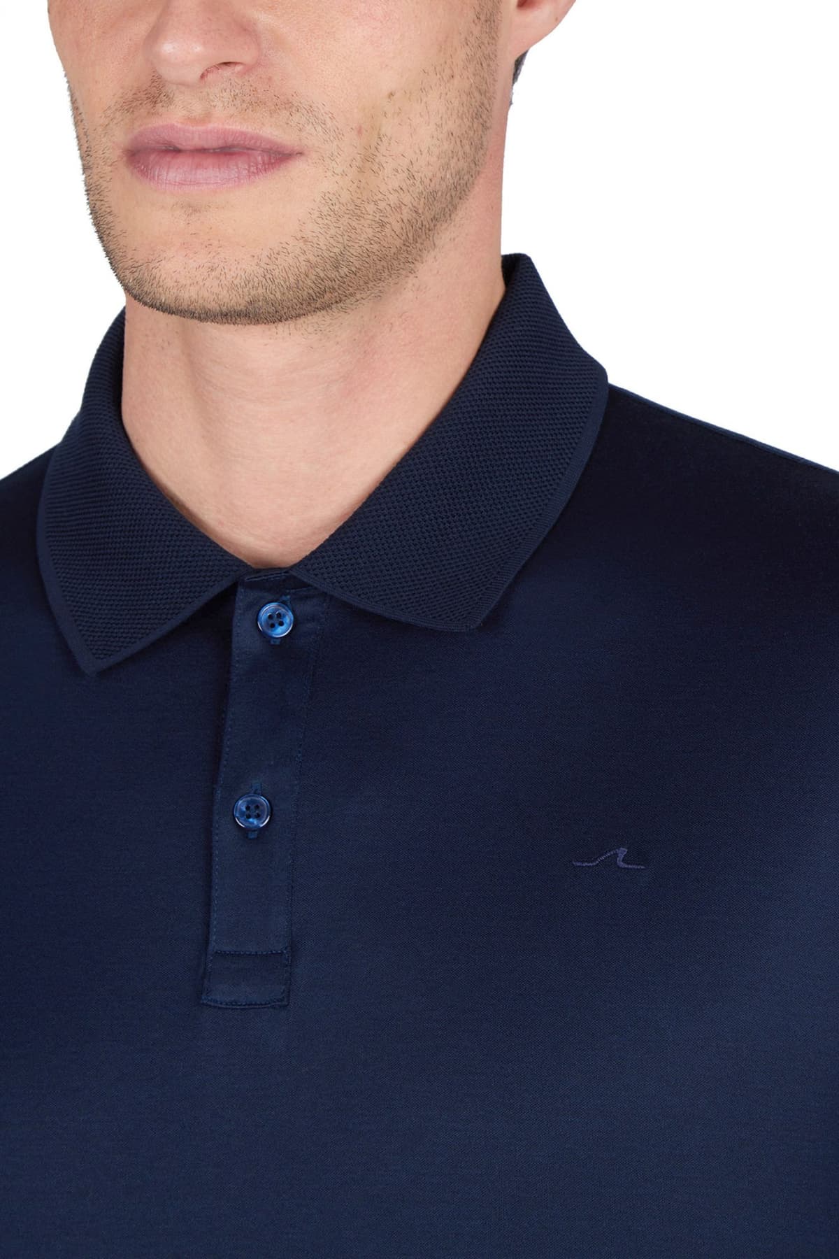 PAUL&SHARK POLO LOGO ΜΠΛΕ