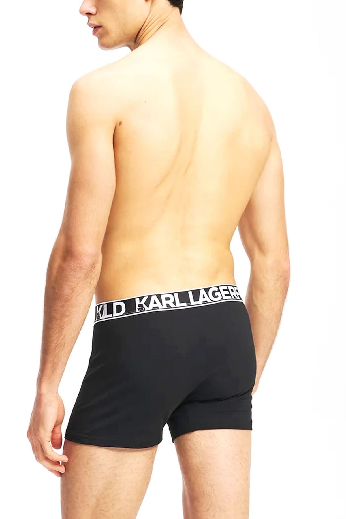 KARL LAGERFELD ΕΣΩΡΟΥΧΑ 3P BOLD ELASTIC TRUNK ΜΑΥΡΟ