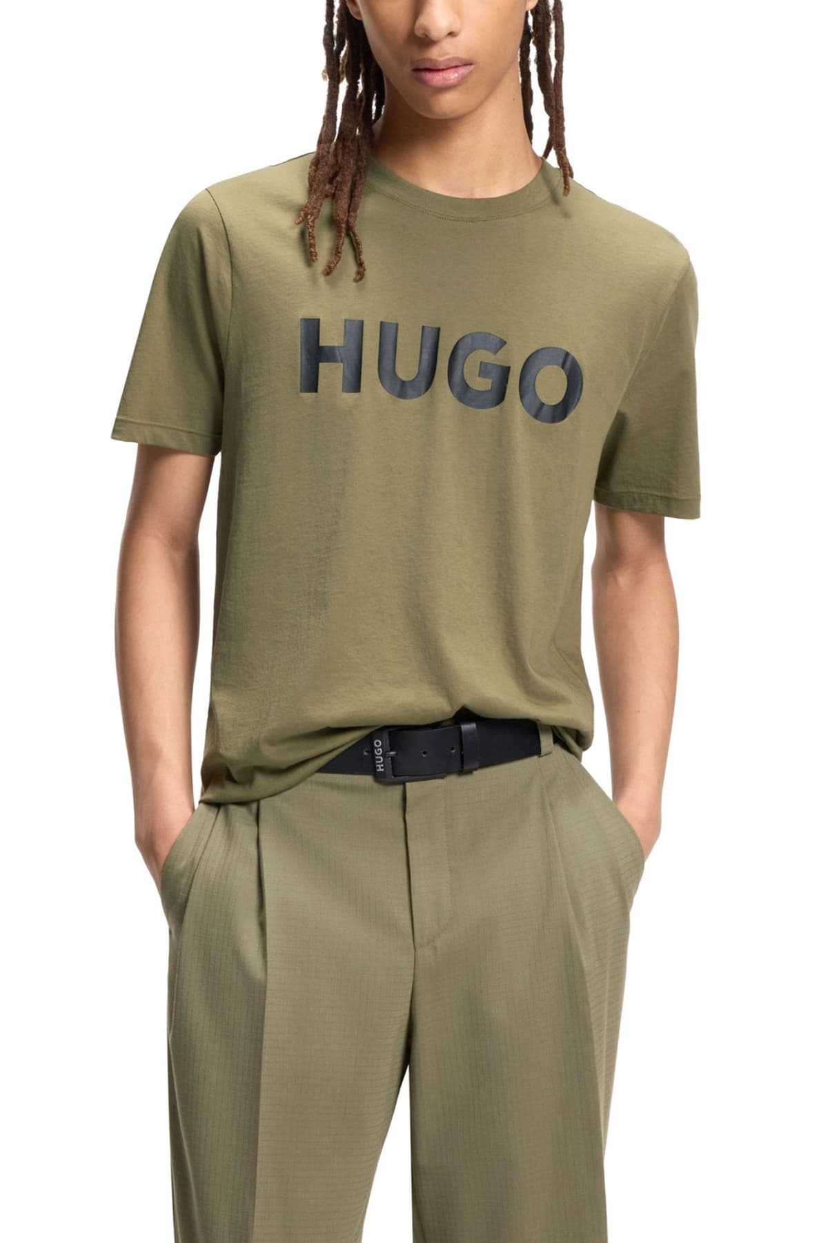 Men's T-Shirts Hugo Khaki