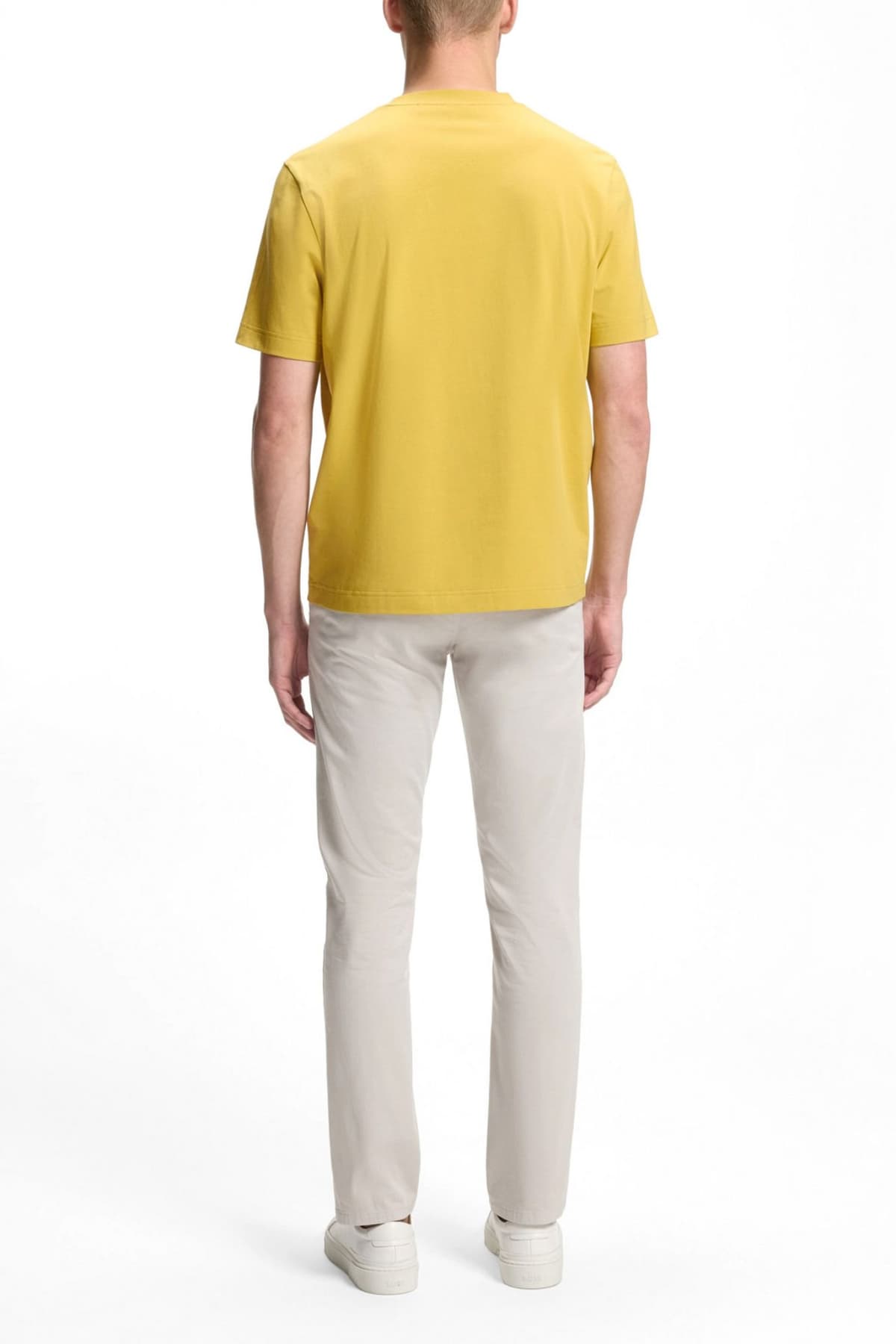 BOSS CASUAL T-SHIRT TCHUP ΚΙΤΡΙΝΟ