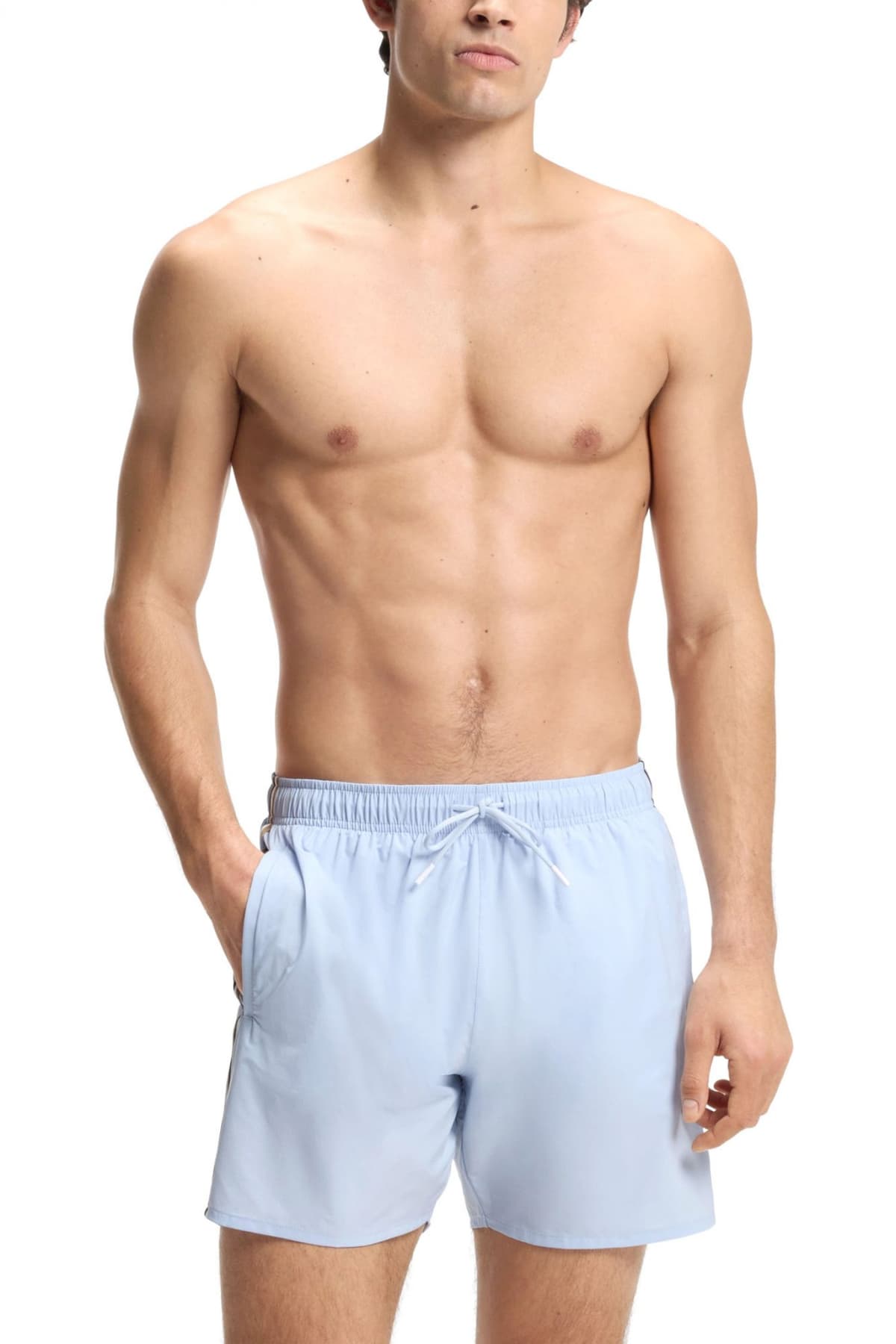 BOSS BEACHWEAR ΜΑΓΙΩ ICONIC ΣΙΕΛ