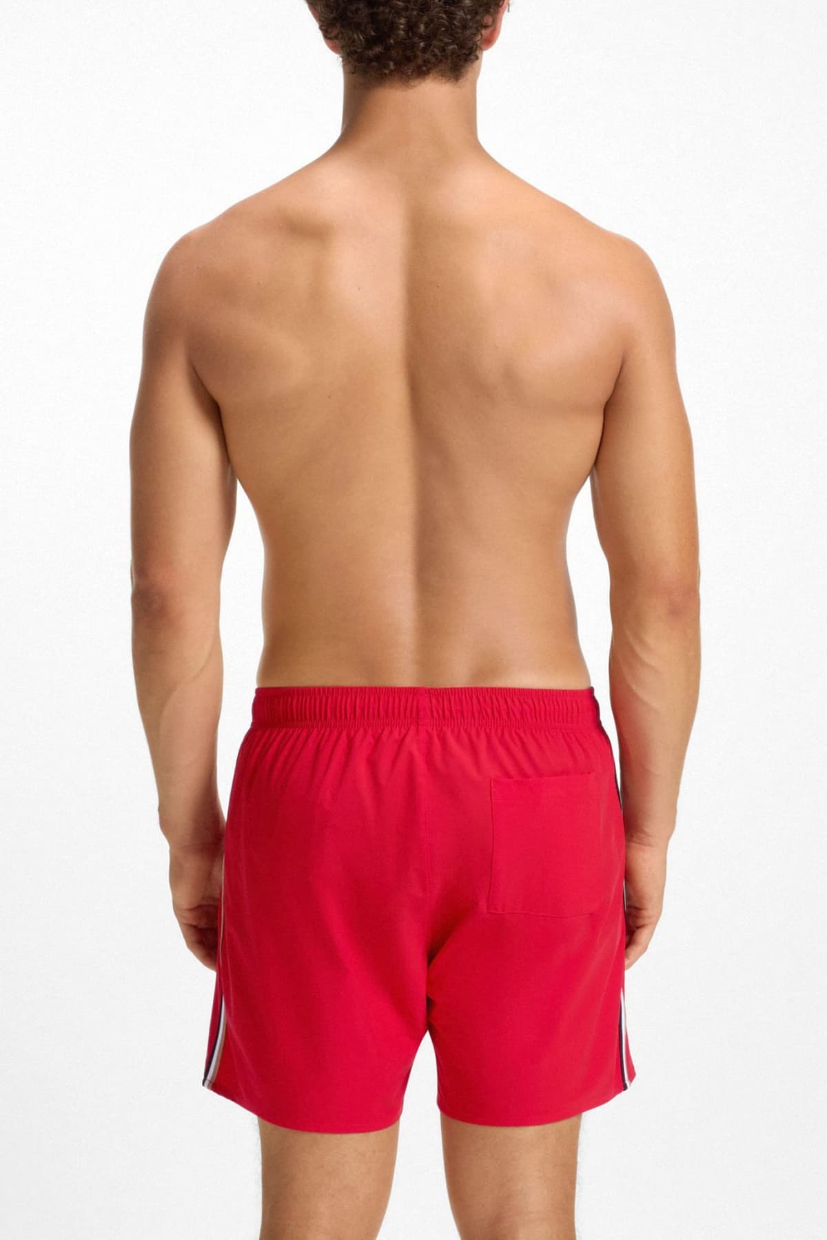 BOSS BEACHWEAR ΜΑΓΙΩ ICONIC ΚΟΚΚΙΝΟ