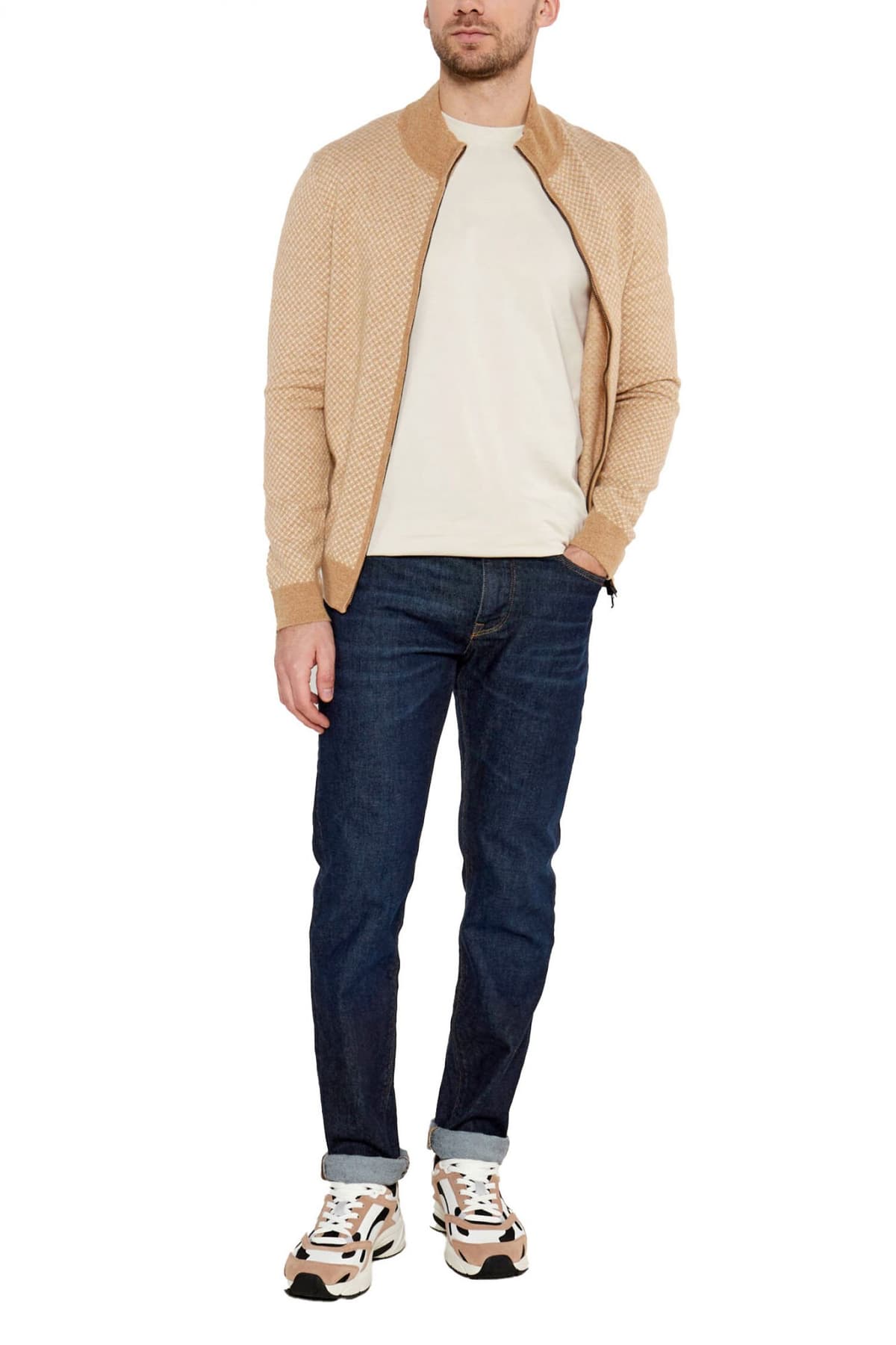 BOSS T-SHIRT THOMPSON 04 ΕΚΡΟΥ