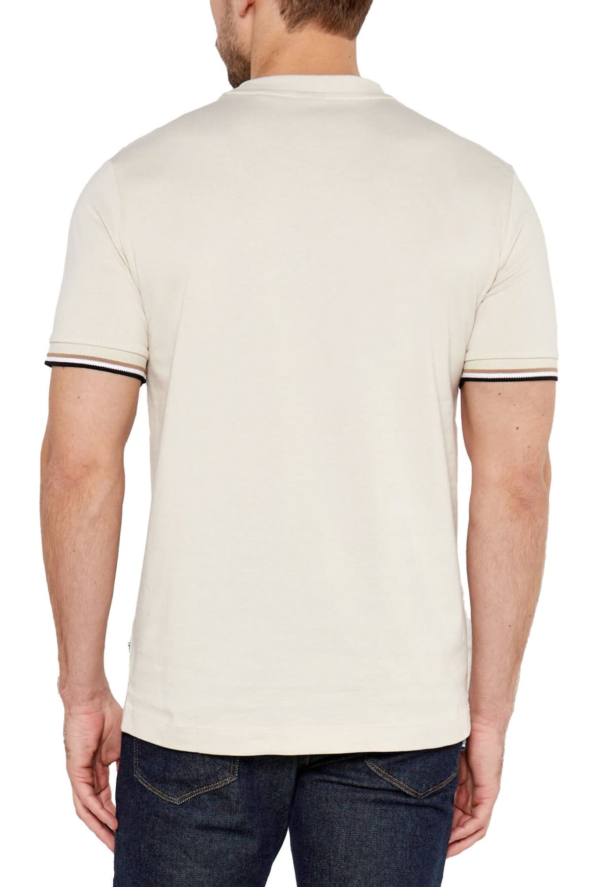 BOSS T-SHIRT THOMPSON 04 ΕΚΡΟΥ