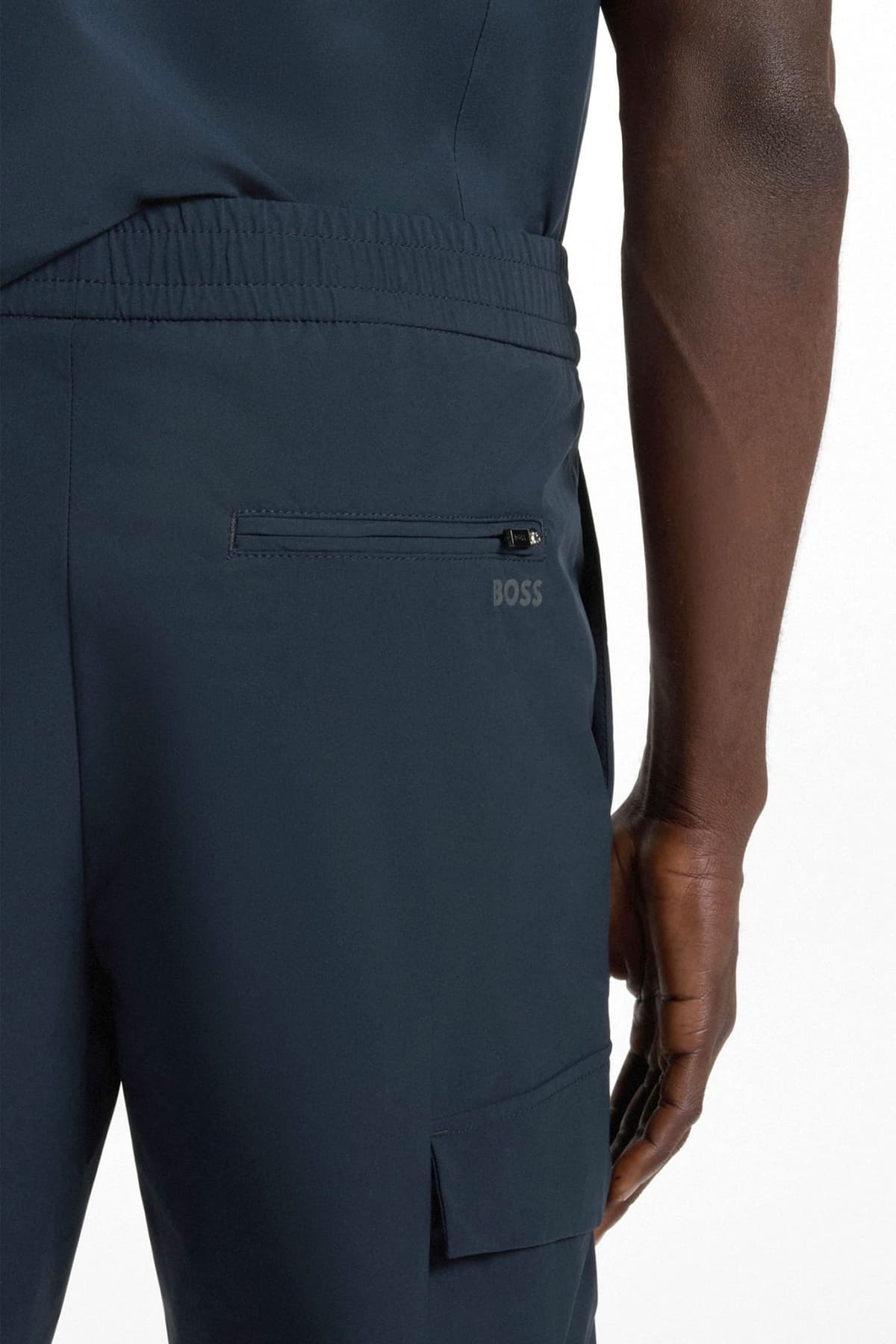 BOSS ATHLEISURE ΠΑΝΤΕΛΟΝΙ CARGO T_URBANEX-CARGOLIGHT ΜΠΛΕ