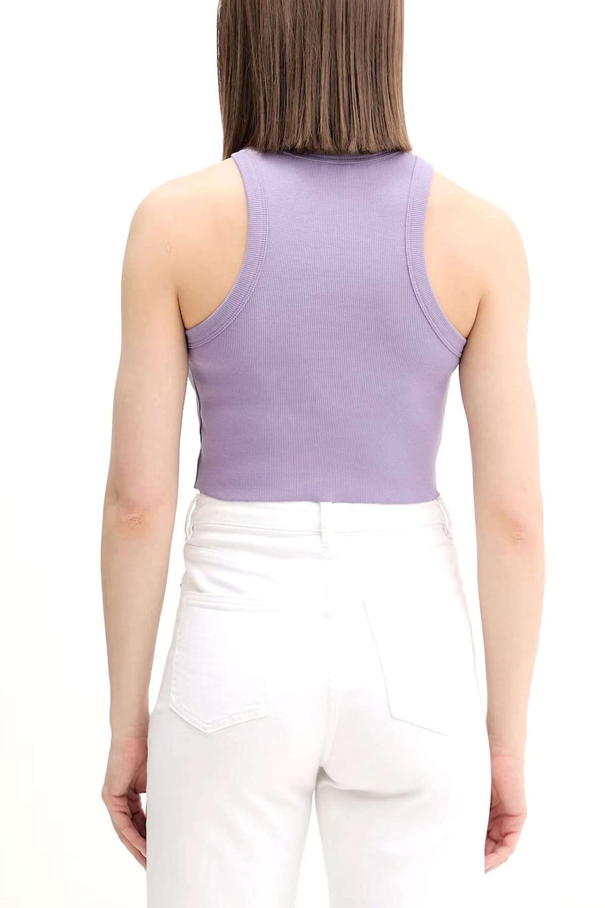 HUGO BLUE TANK TOP CROPPED BABY TANK_B LOGO ΜΩΒ