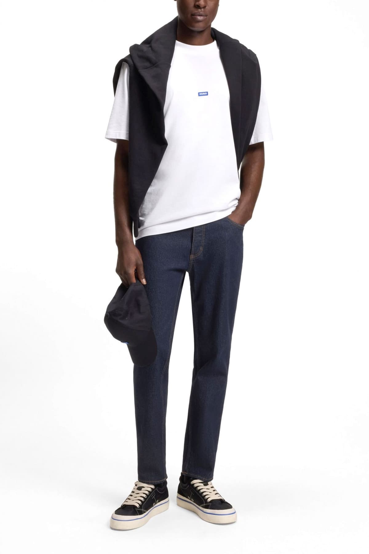 HUGO BLUE ΠΑΝΤΕΛΟΝΙ JEANS BRODY TAPERED ΜΠΛΕ