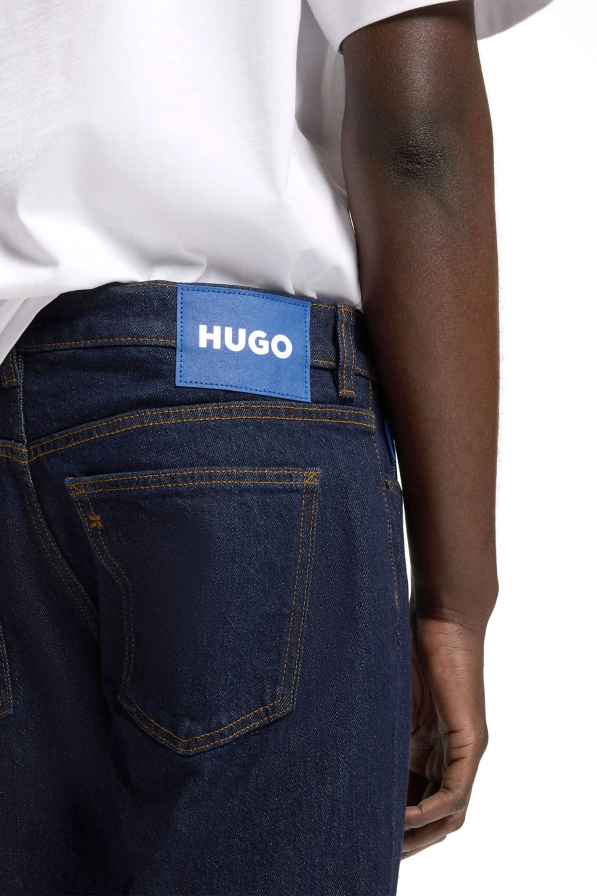 HUGO BLUE ΠΑΝΤΕΛΟΝΙ JEANS BRODY TAPERED ΜΠΛΕ