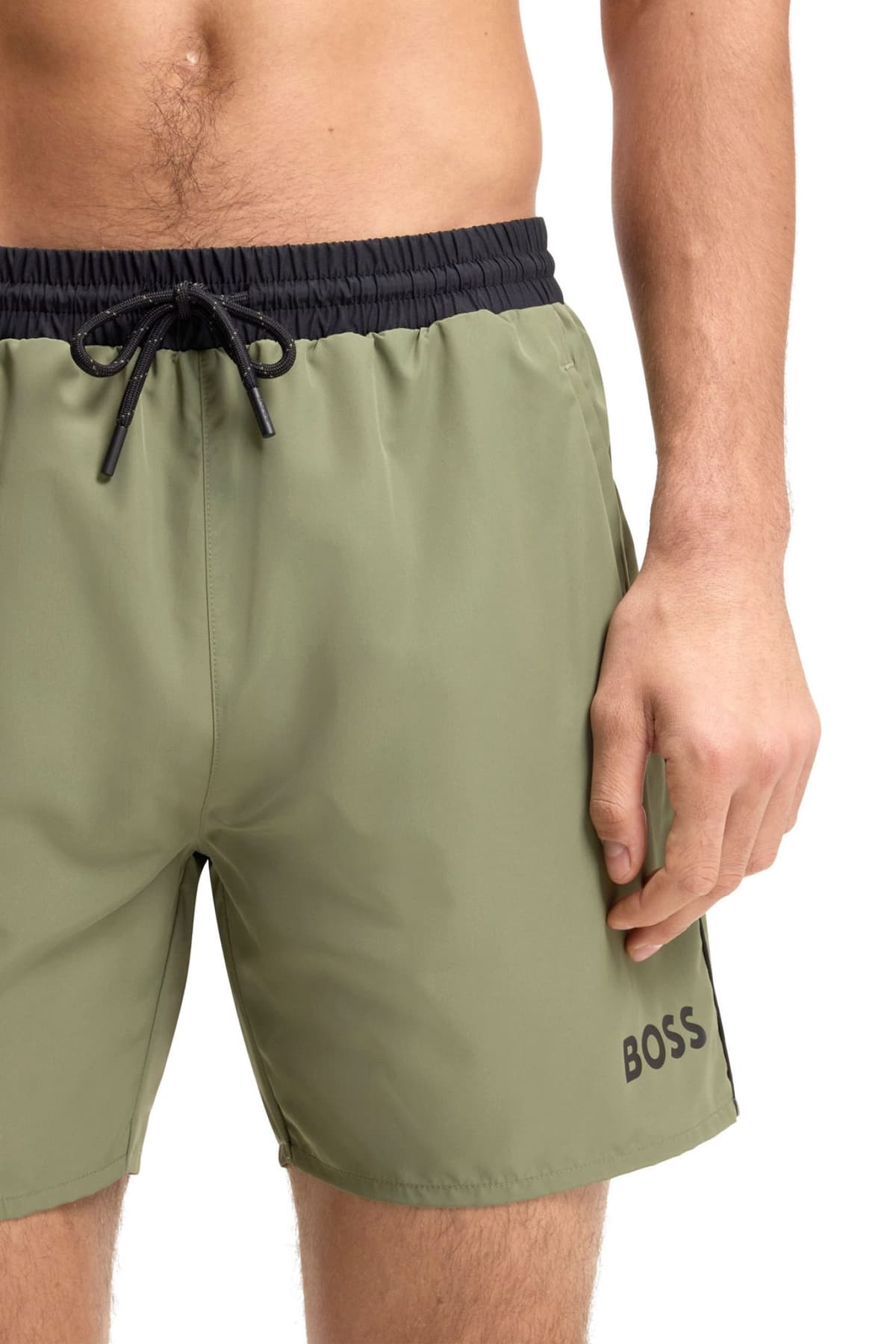 BOSS BEACHWEAR ΜΑΓΙΩ STARFISH ΧΑΚΙ