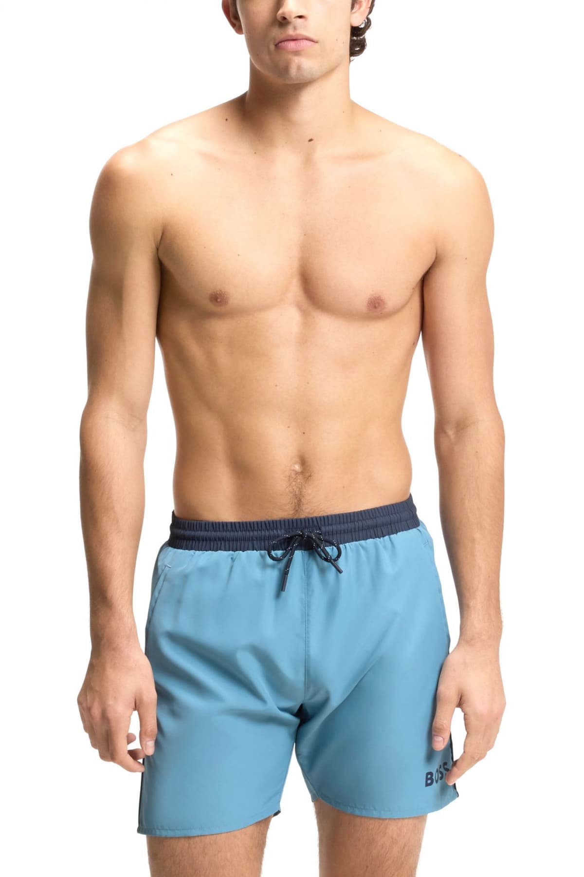 BOSS BEACHWEAR ΜΑΓΙΩ STARFISH ΡΑΦ ΜΠΛΕ