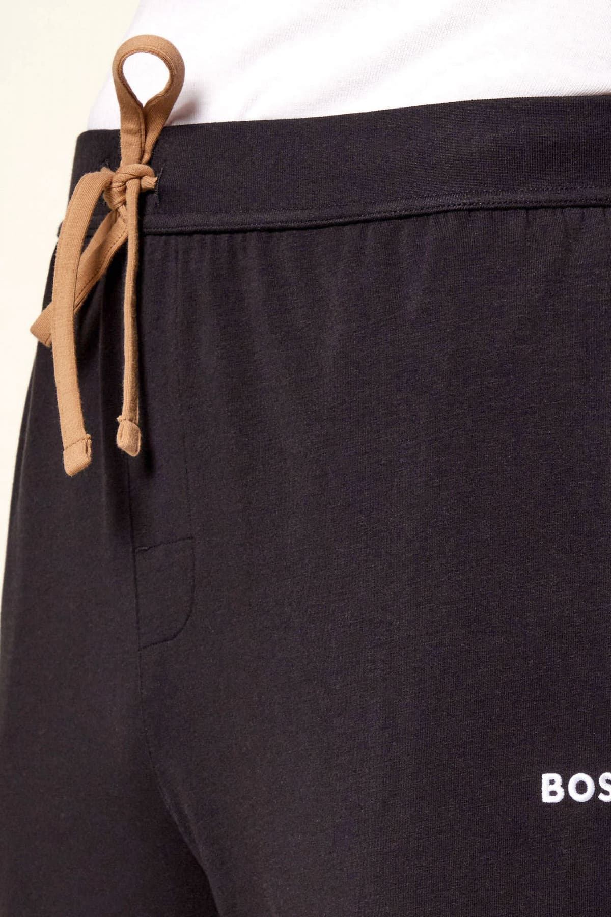 BOSS HOMEWEAR ΠΑΝΤΕΛΟΝΙ ΦΟΡΜΑ MIX&MATCH PANTS ΜΑΥΡΟ