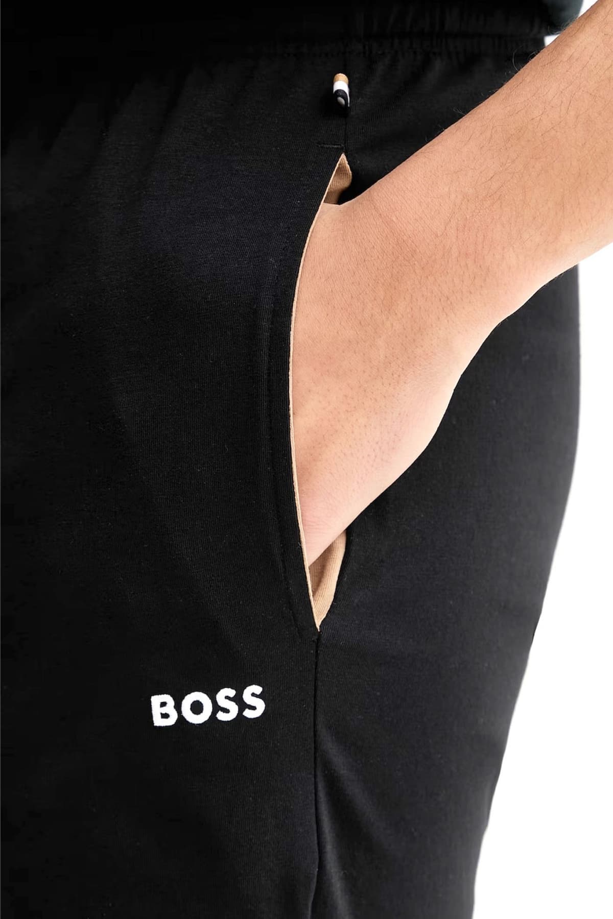 BOSS HOMEWEAR ΒΕΡΜΟΥΔΑ MIX&MATCH SHORT CW ΜΑΥΡΟ