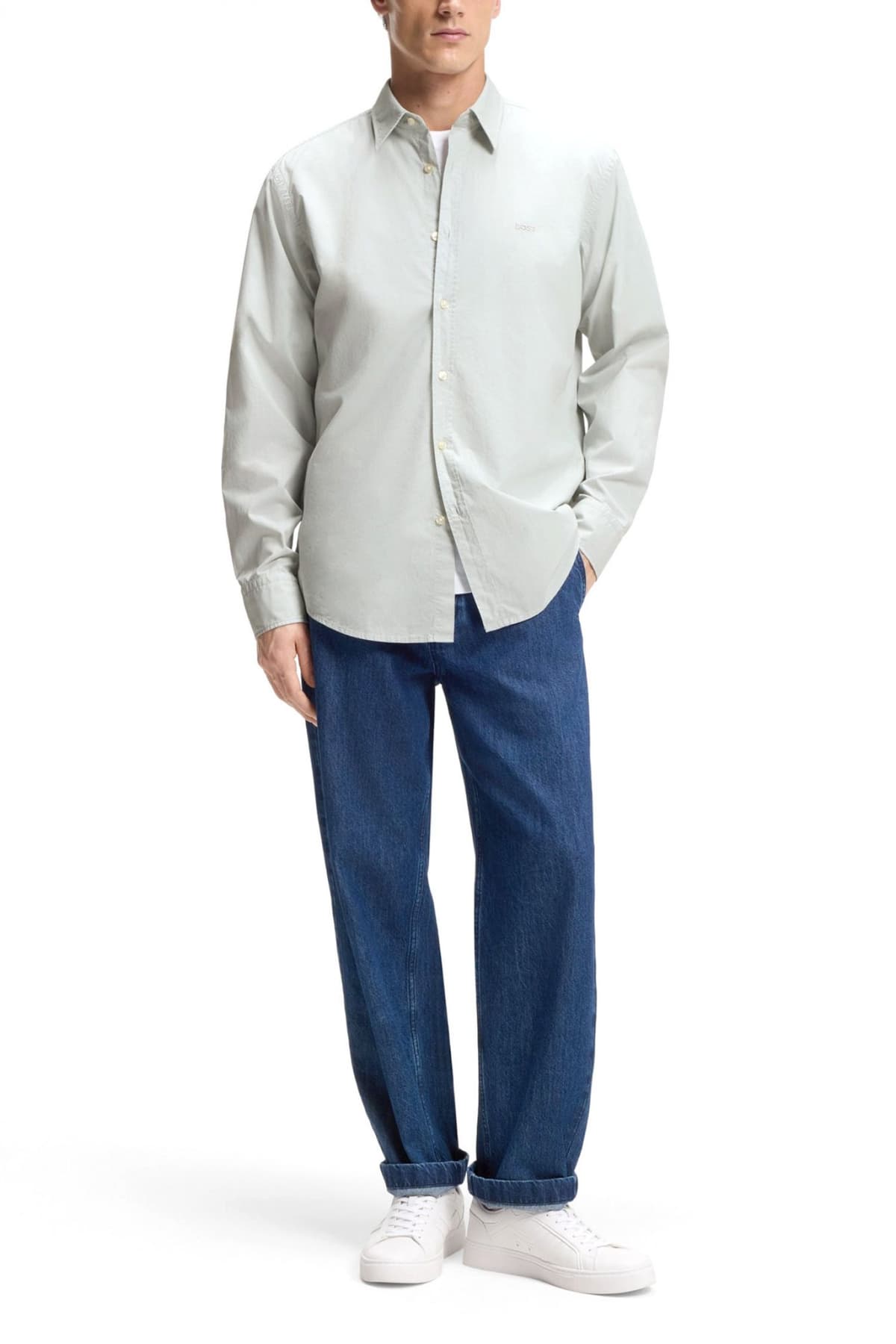 BOSS CASUAL ΠΟΥΚΑΜΙΣΟ REGULAR FIT RELEGANT_6_M ΦΥΣΤΙΚΙ