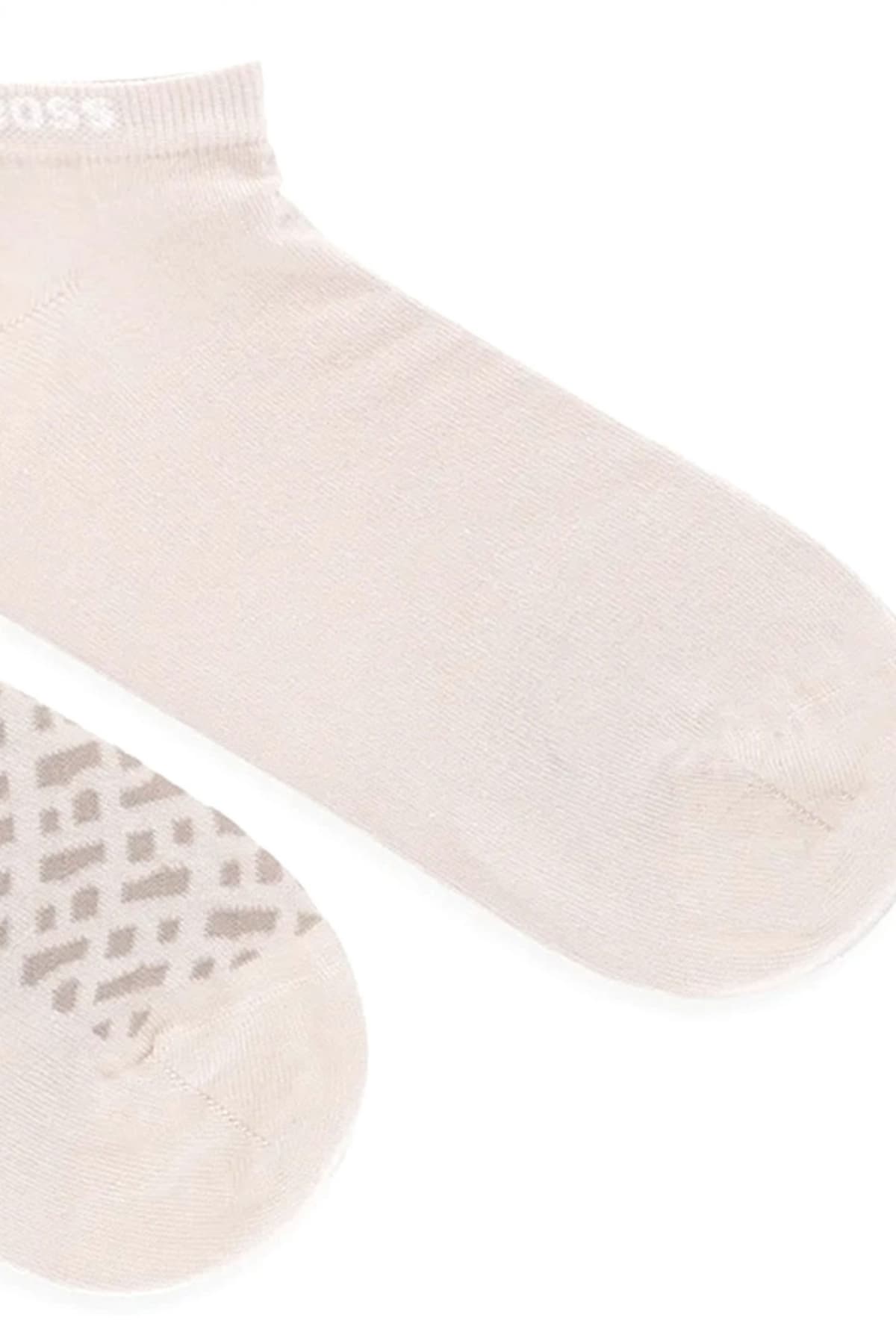 BOSS ΚΑΛΤΣΕΣ 2P AS MONOGRAM CC ΜΠΕΖ