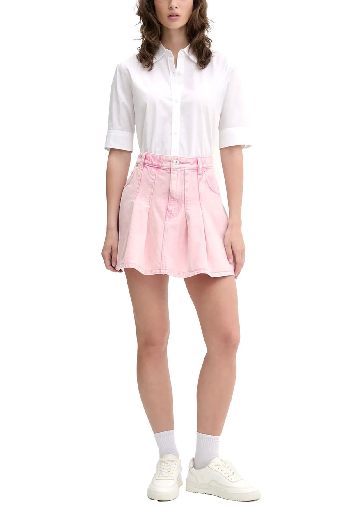 HUGO ΠΟΥΚΑΜΙΣΟ THE SUMMER SHIRT LOGO ΛΕΥΚΟ