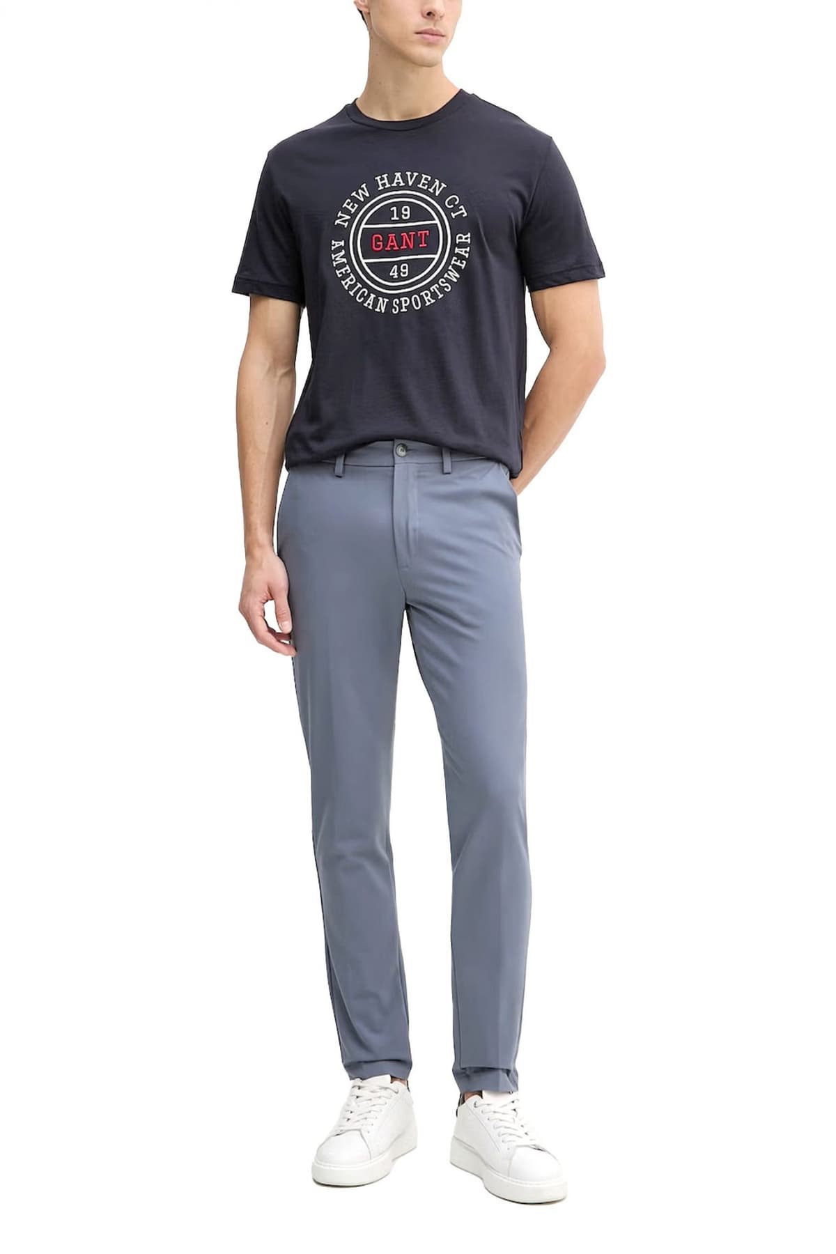 BOSS ΠΑΝΤΕΛΟΝΙ CHINO SLIM FIT P-KAITON1-ZIP ΠΑΓΟΥ