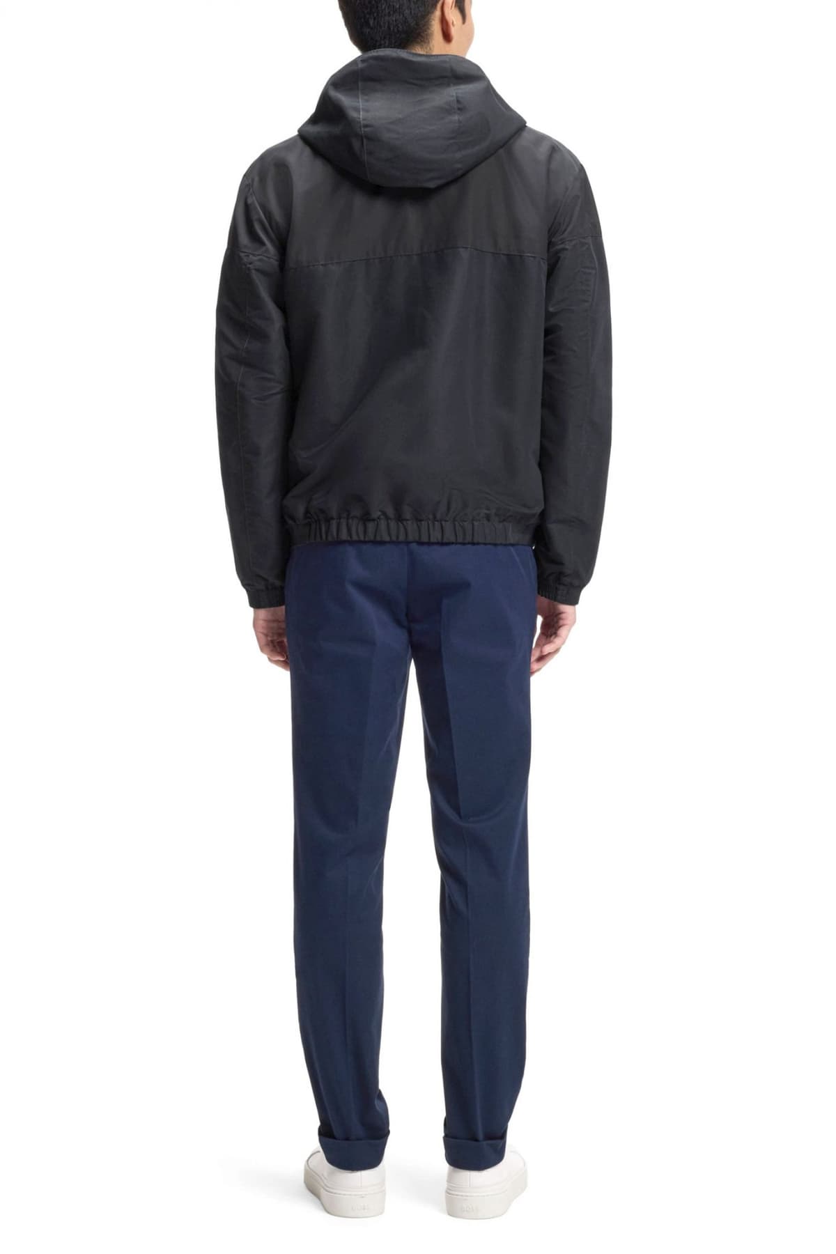 BOSS ΜΠΟΥΦΑΝ JACKET ΚΟΥΚΟΥΛΑ H-CIRENO4 ΜΠΛΕ