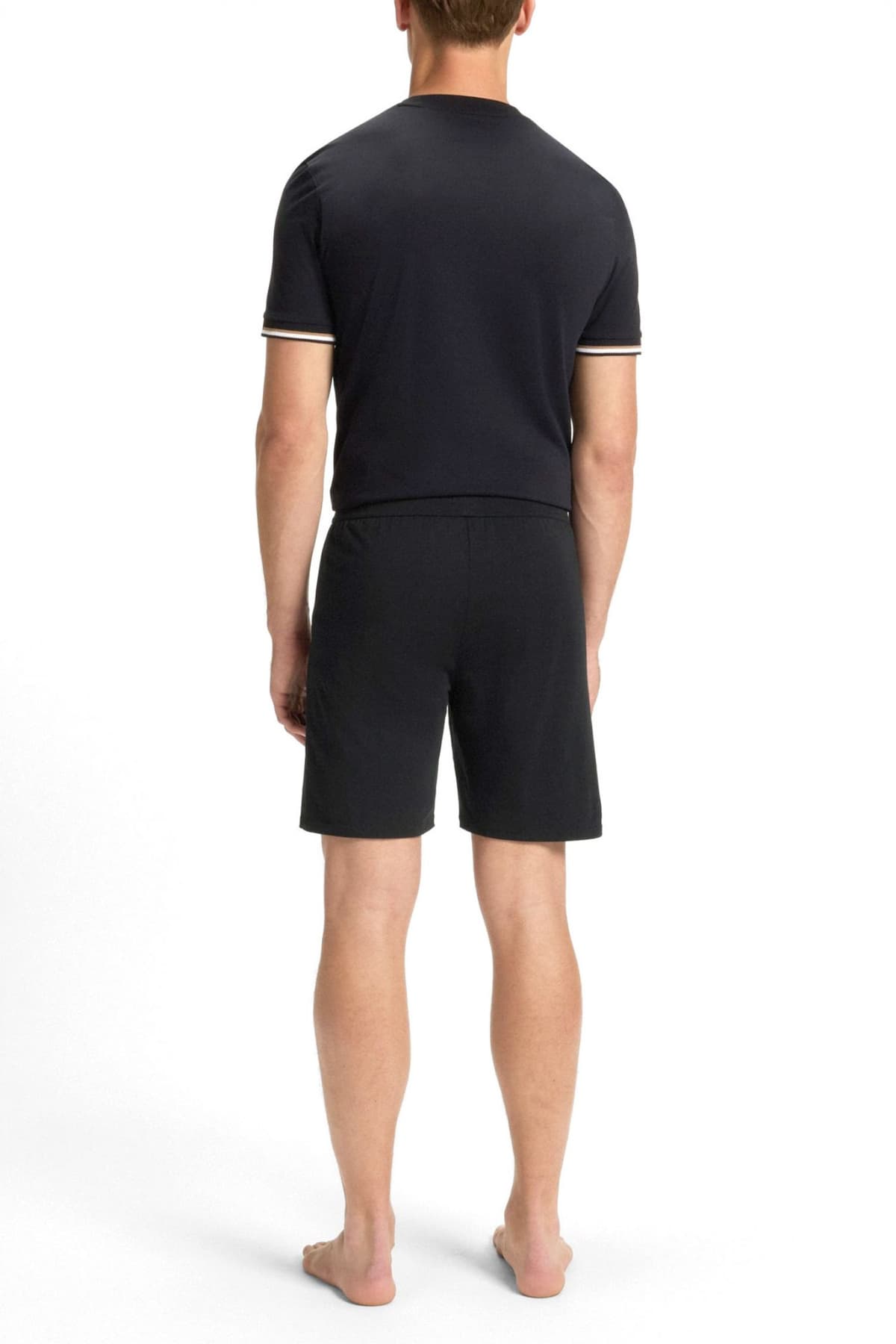 BOSS HOMEWEAR ΒΕΡΜΟΥΔΑ UNIQUE SHORTS CW ΜΑΥΡΟ