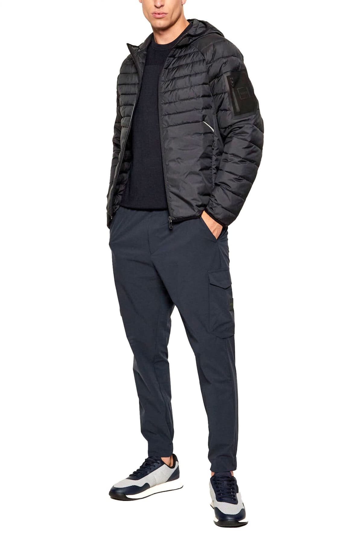 BOSS ATHLEISURE ΜΠΟΥΦΑΝ JACKET ΚΟΥΚΟΥΛΑ OW URBANEX JT-HD ΜΠΛΕ