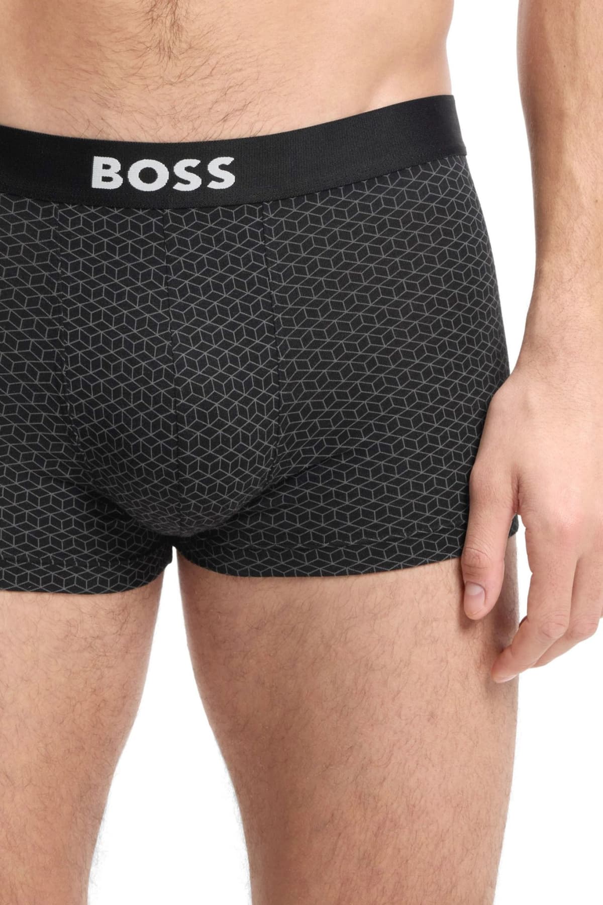 BOSS ΕΣΩΡΟΥΧΟ 3P TRUNK BOSS ONE D ΜΑΥΡΟ-ΓΚΡΙ