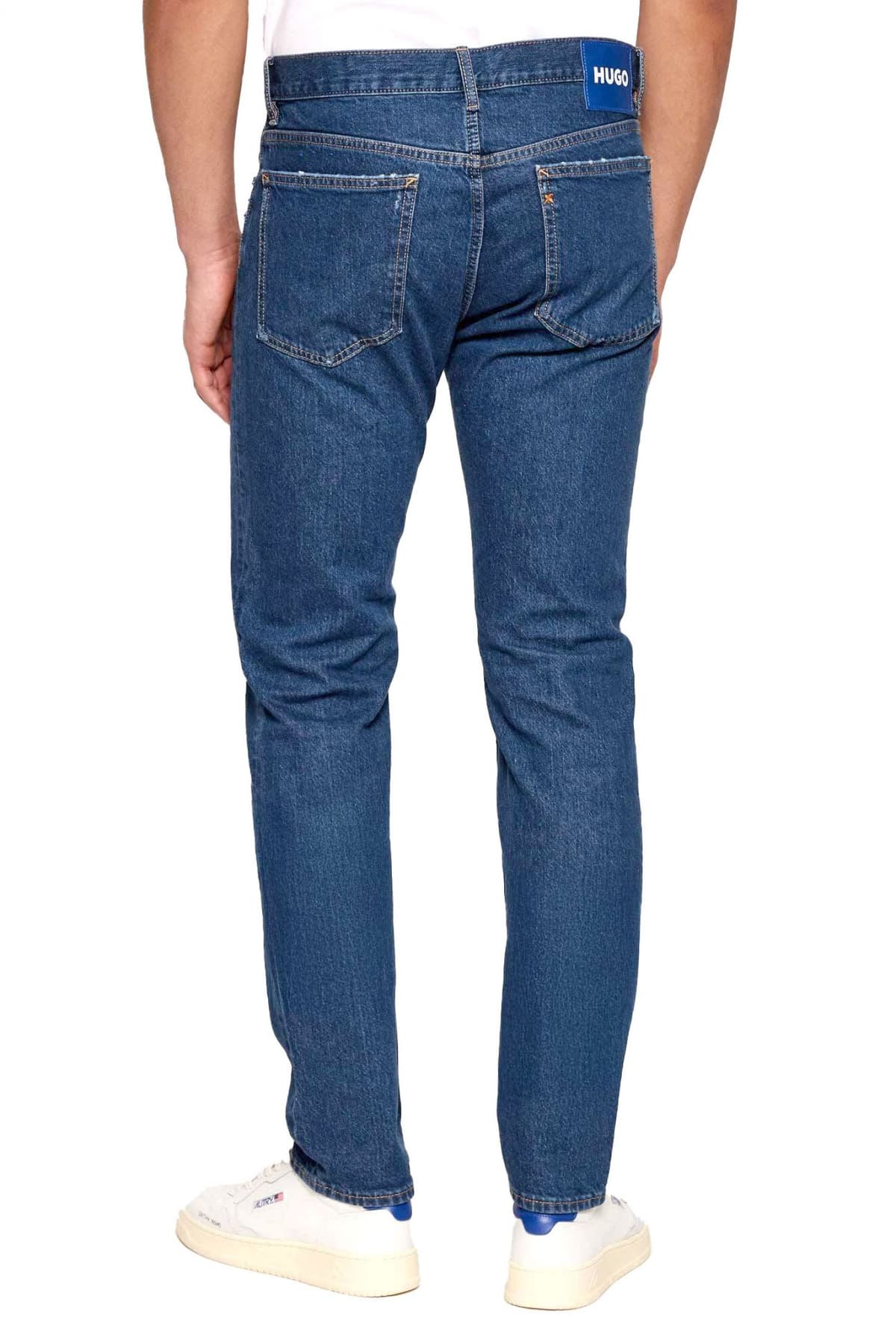 HUGO BLUE ΠΑΝΤΕΛΟΝΙ JEANS ASH SLIM FIT ΜΠΛΕ