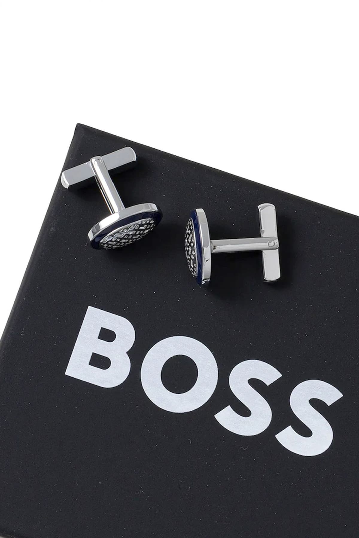 BOSS ΜΑΝΙΚΕΤΟΚΟΥΜΠΑ B-OVALDOMEDMONO-CUF ΜΠΛΕ