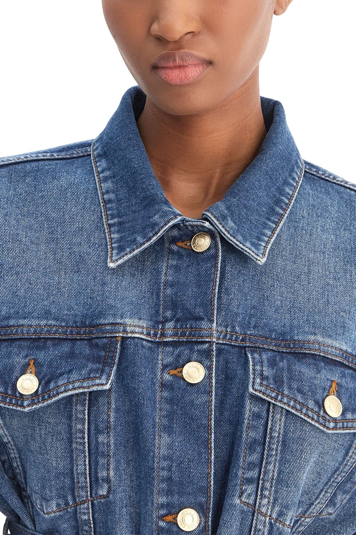 HUGO ΜΠΟΥΦΑΝ DENIM GIZIE ΑΠΟΣΠΩΜΕΝΗ ΖΩΝΗ ΜΠΛΕ