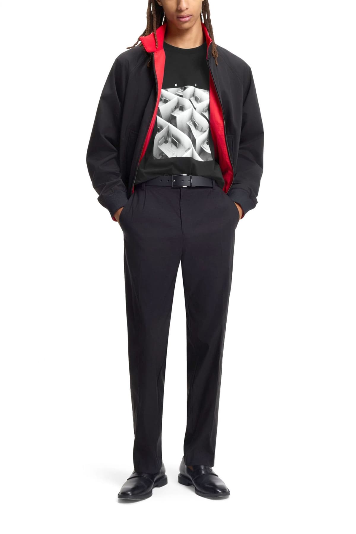 Men's T-Shirts Hugo Black