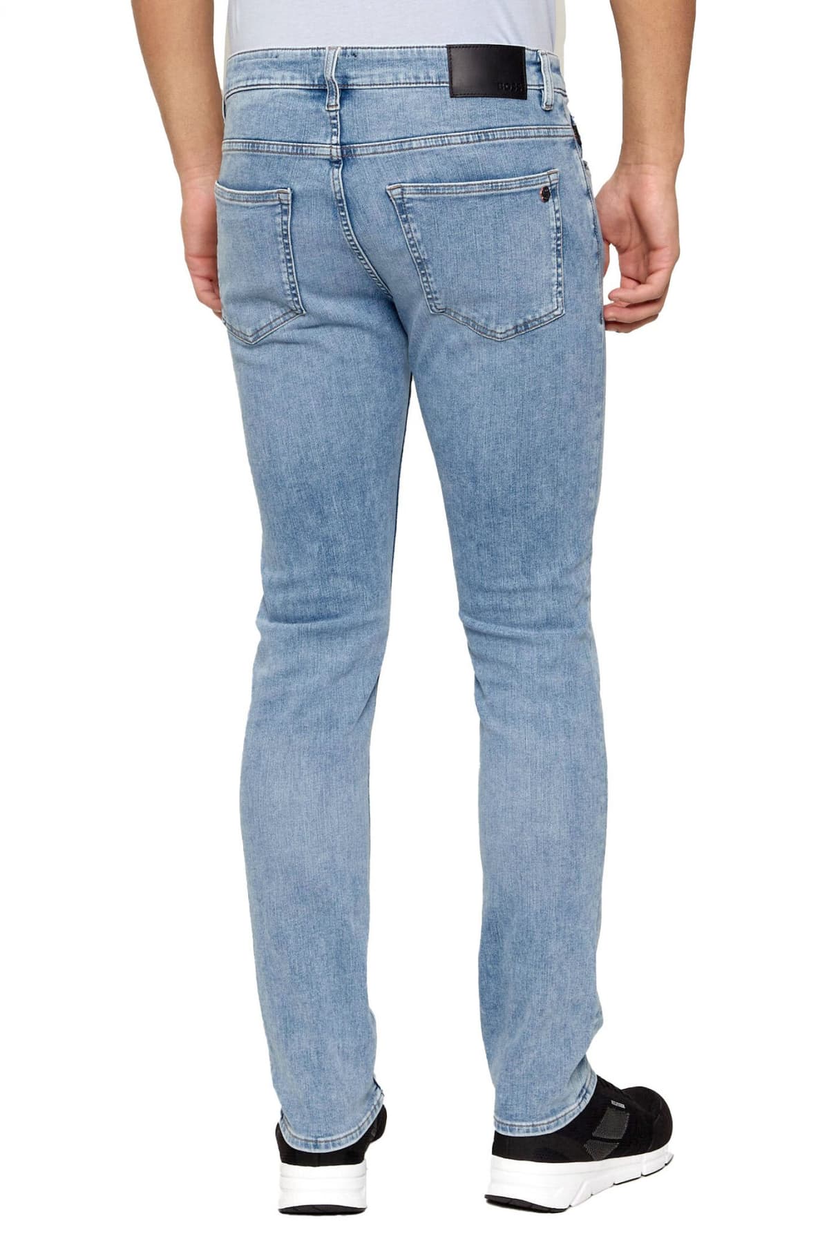 BOSS CASUAL ΠΑΝΤΕΛΟΝΙ JEANS DELAWARE BO S.ECRET SLIM FIT ΓΑΛΑΖΙΟ