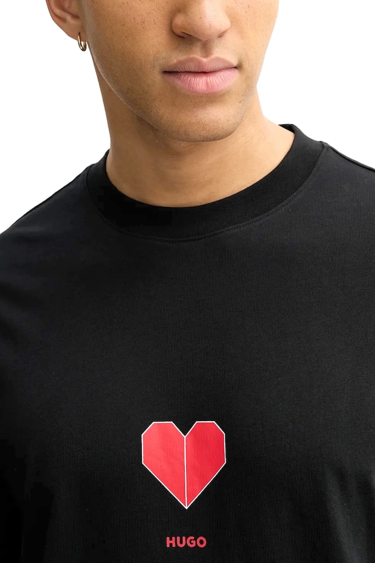 Men's T-Shirts Hugo Black