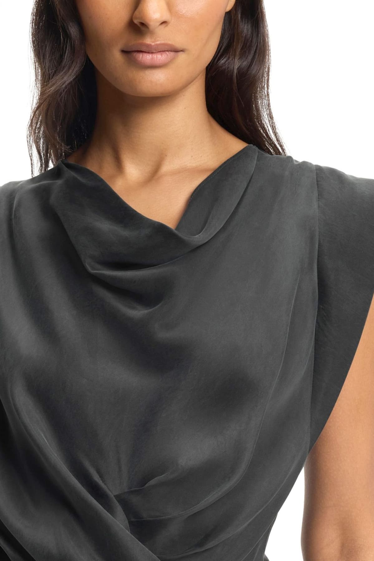 BOSS CASUAL ΦΟΡΕΜΑ C_DRATTY MIDI ΝΤΡΑΠΕ ΑΝΟΙΓΜΑ ΚΑΤΩ ΓΚΡΙ-ΧΑΚΙ