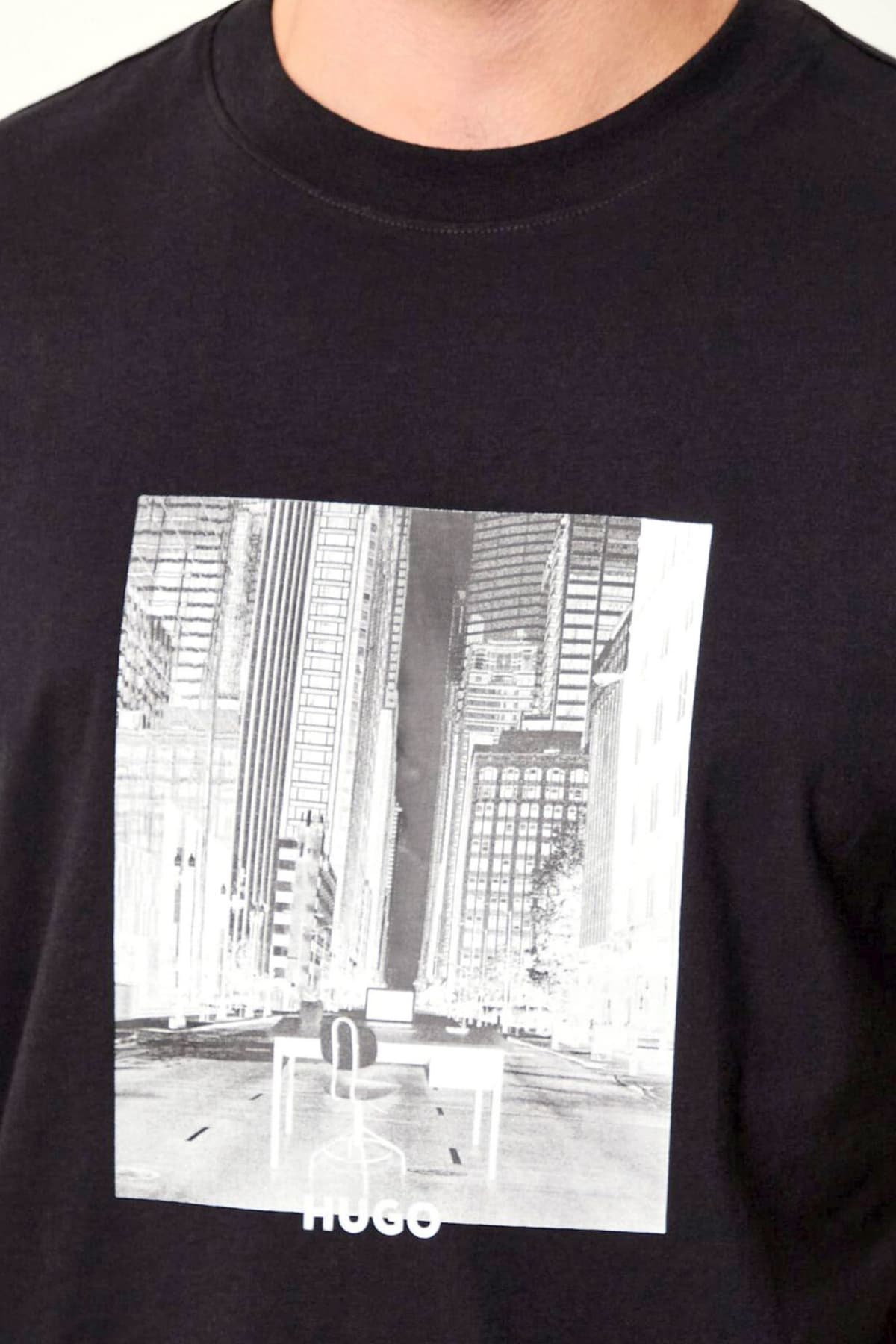 Men's T-Shirts Hugo Black