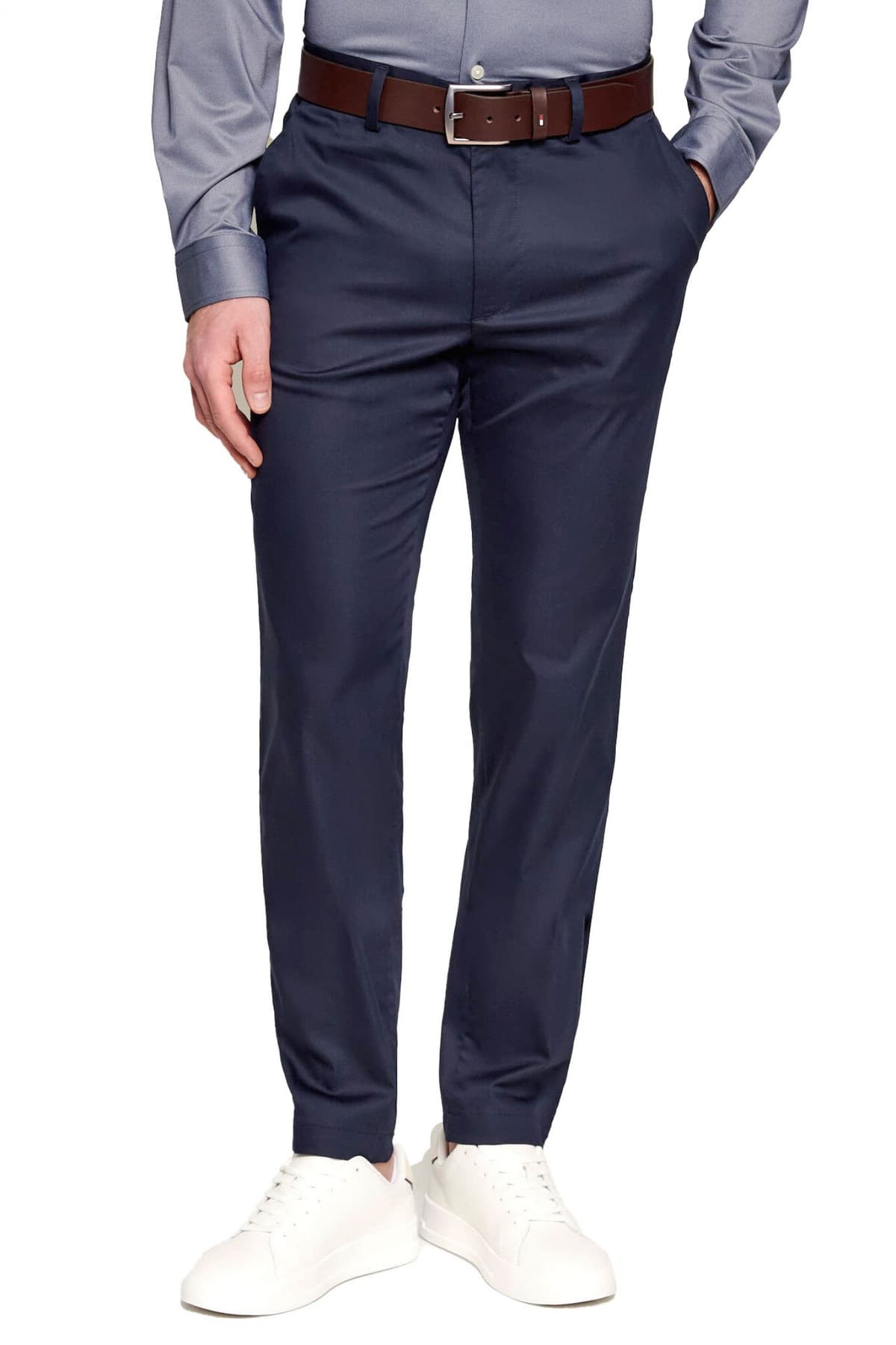 BOSS ΠΑΝΤΕΛΟΝΙ CHINO P-KAITON 1 SLIM FIT ΜΠΛΕ