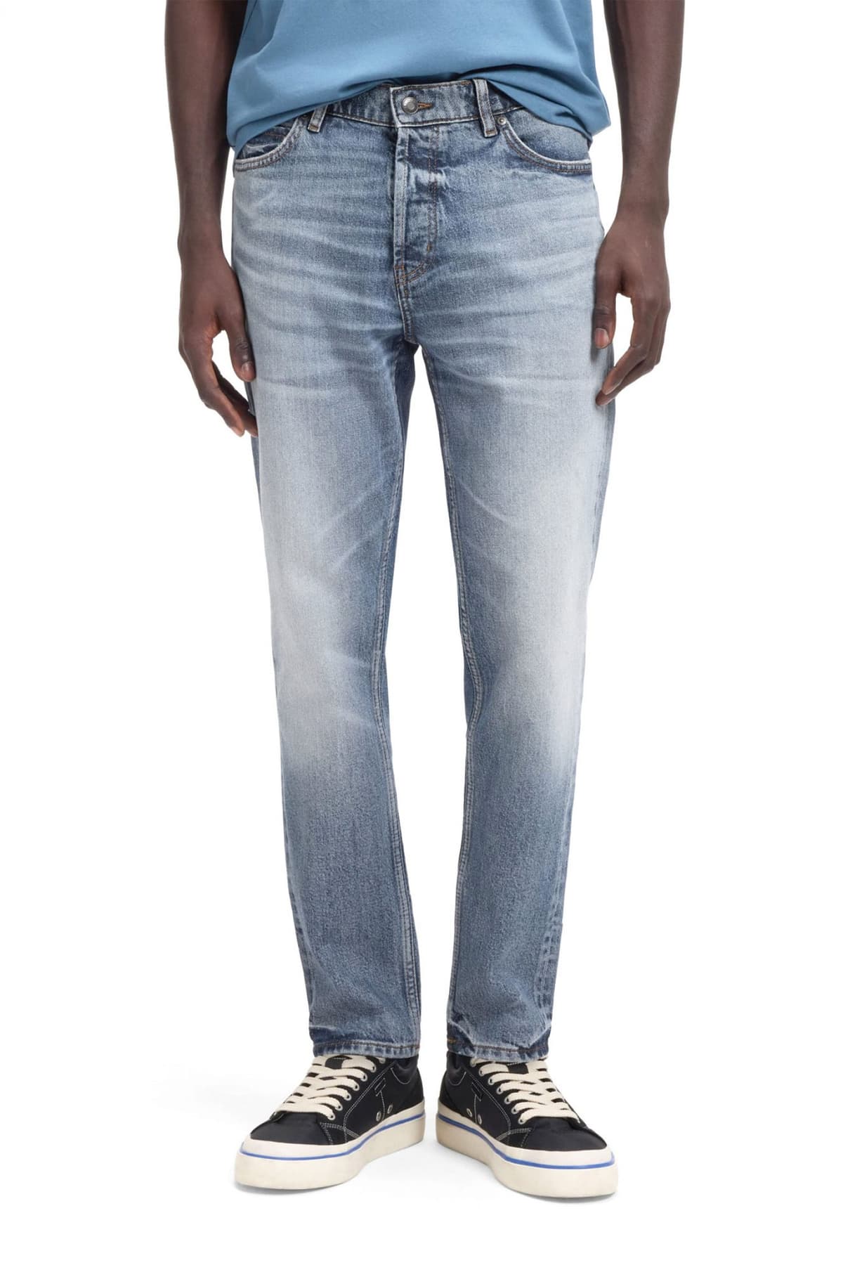 HUGO ΠΑΝΤΕΛΟΝΙ JEANS TAPERED FIT 634 ΜΠΛΕ