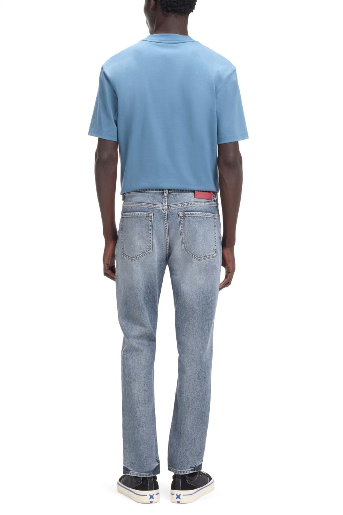 HUGO ΠΑΝΤΕΛΟΝΙ JEANS TAPERED FIT 634 ΜΠΛΕ