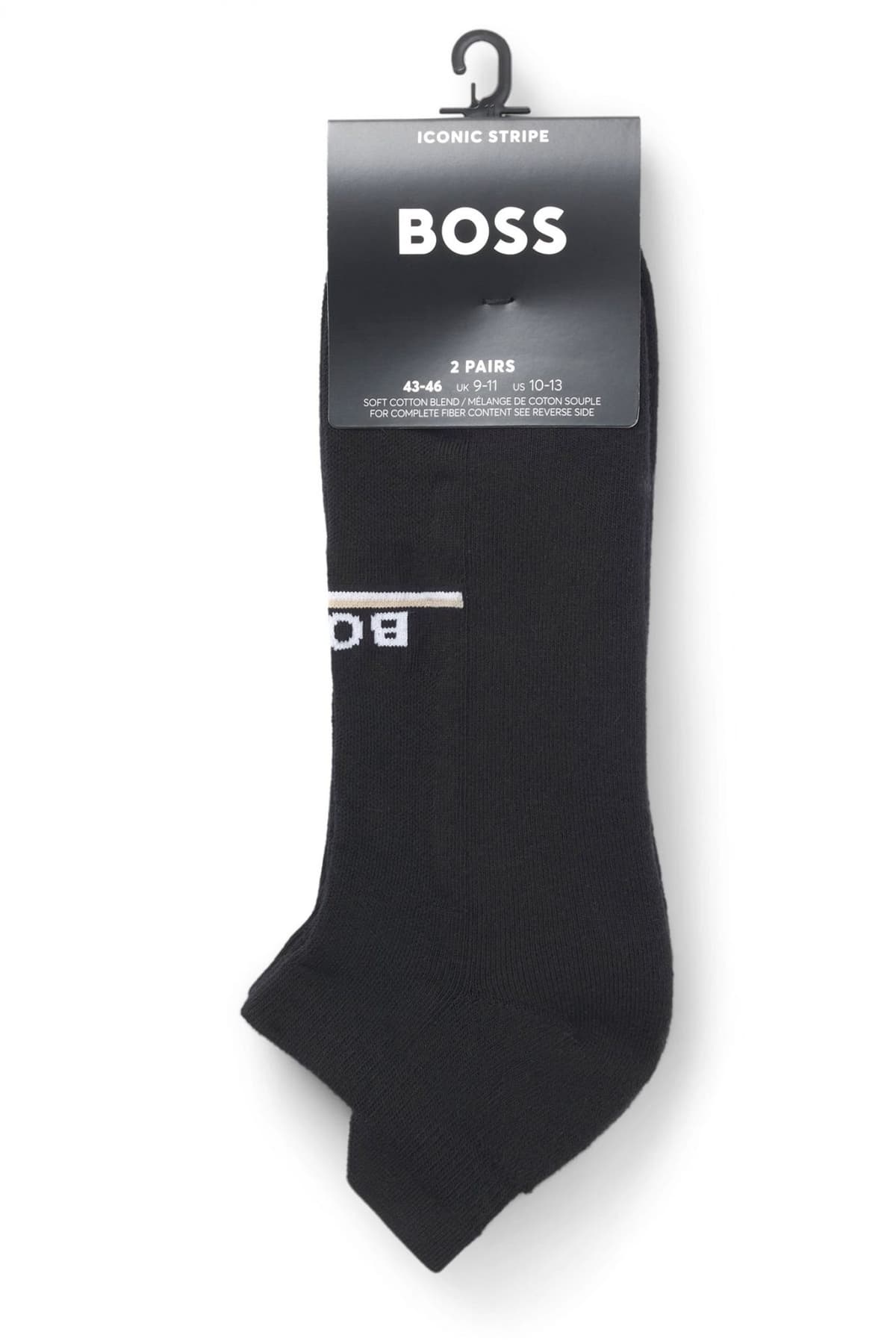 BOSS ΚΑΛΤΣΕΣ 2P AS ICONIC LOOP CC ΜΑΥΡΟ