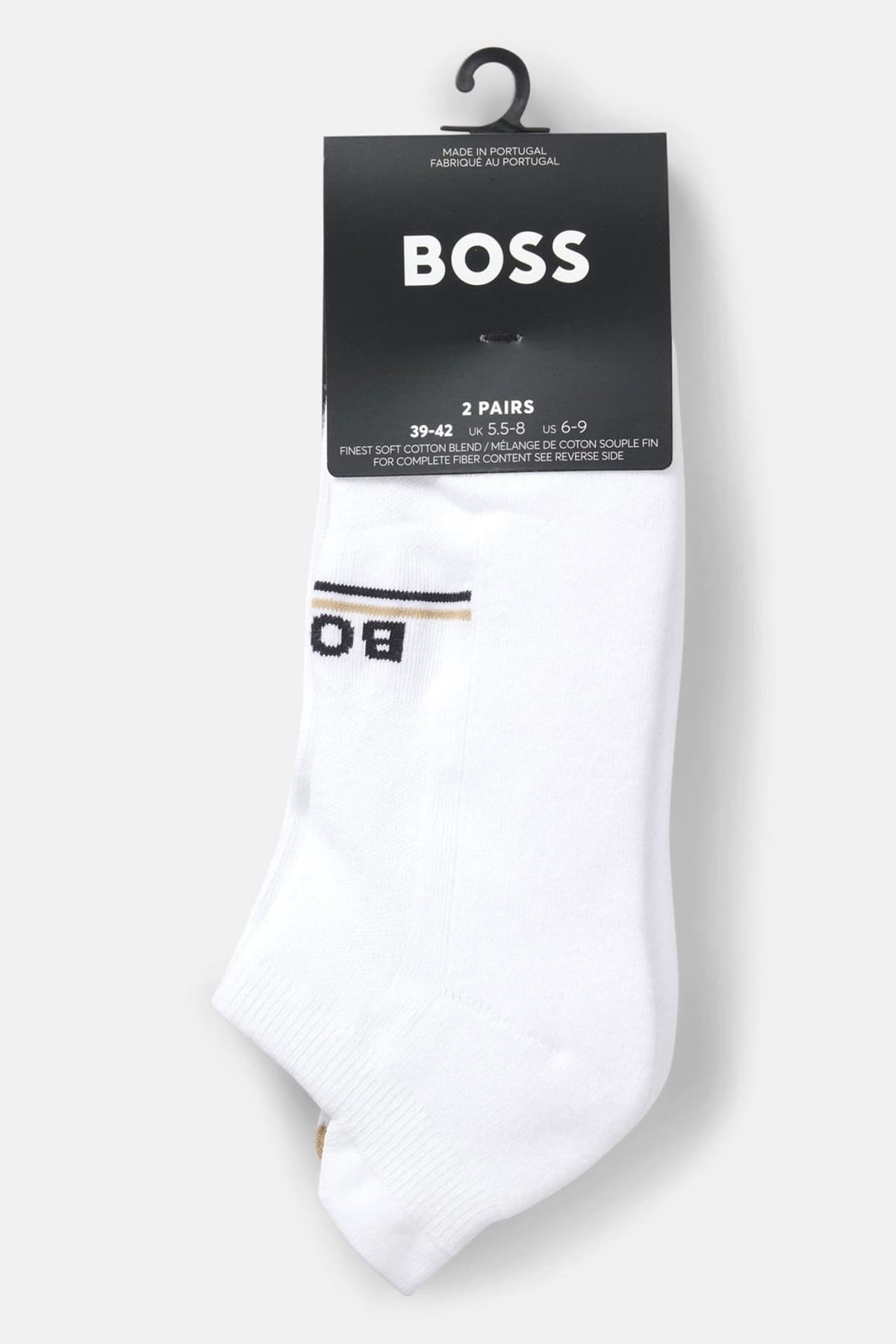 BOSS ΚΑΛΤΣΕΣ 2P AS ICONIC LOOP CC ΛΕΥΚΟ