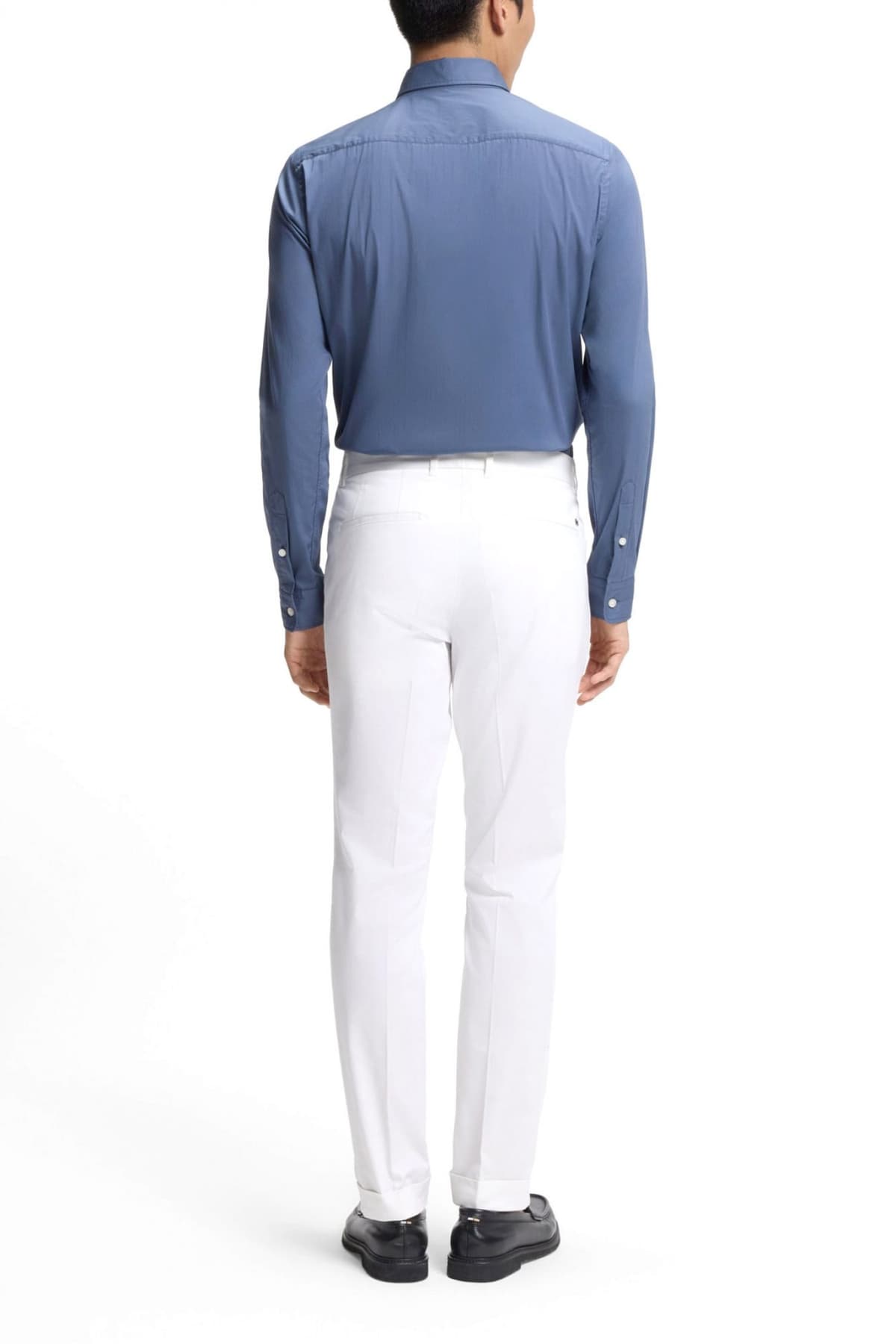 BOSS ΠΑΝΤΕΛΟΝΙ CHINO SLIM FIT C-GENIUS-TU-WG-261F ΛΕΥΚΟ