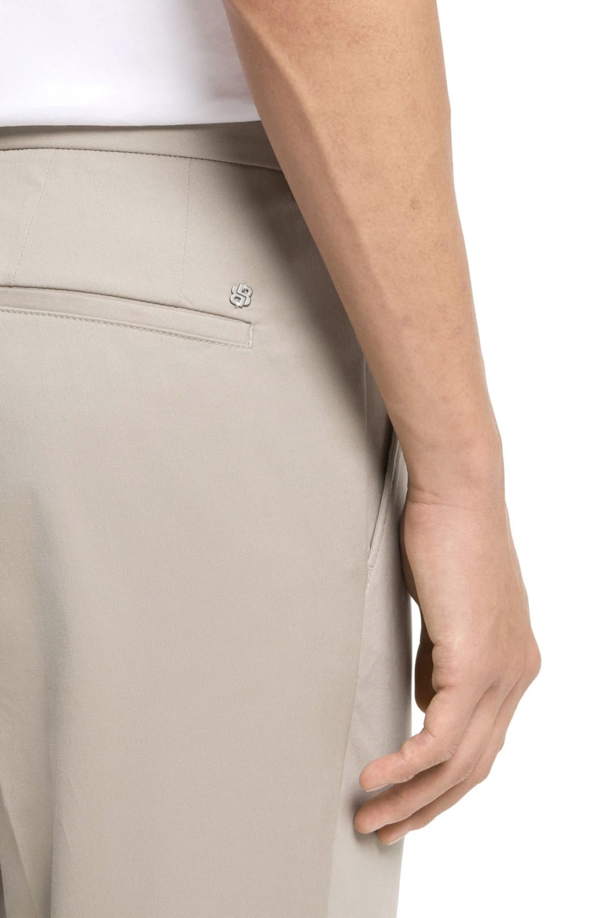 BOSS ΠΑΝΤΕΛΟΝΙ CHINO SLIM FIT C-GENIUS-TU-WG-261F ΜΠΕΖ