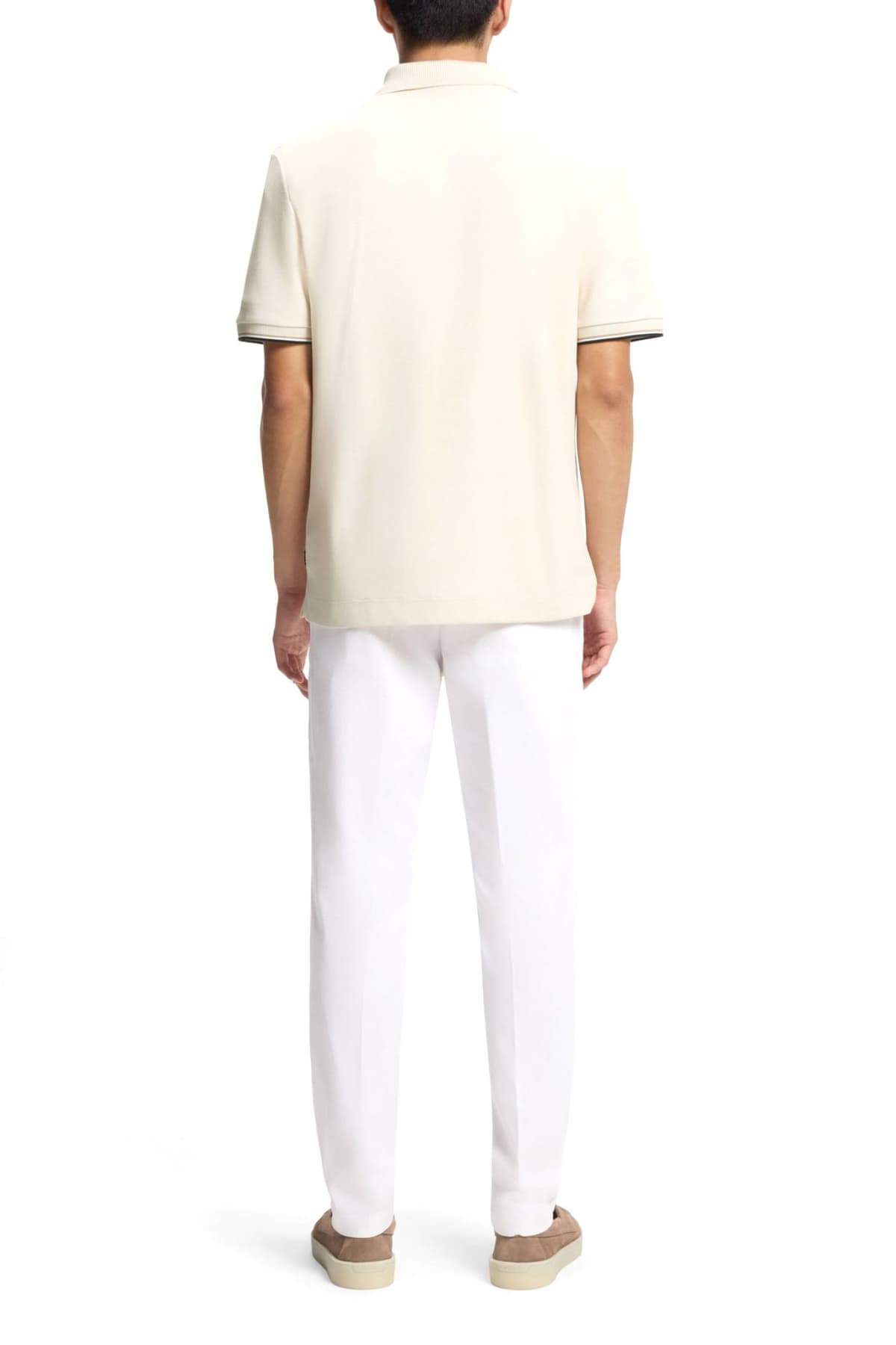 BOSS POLO HALFZIP C-PEI 04 ΕΚΡΟΥ