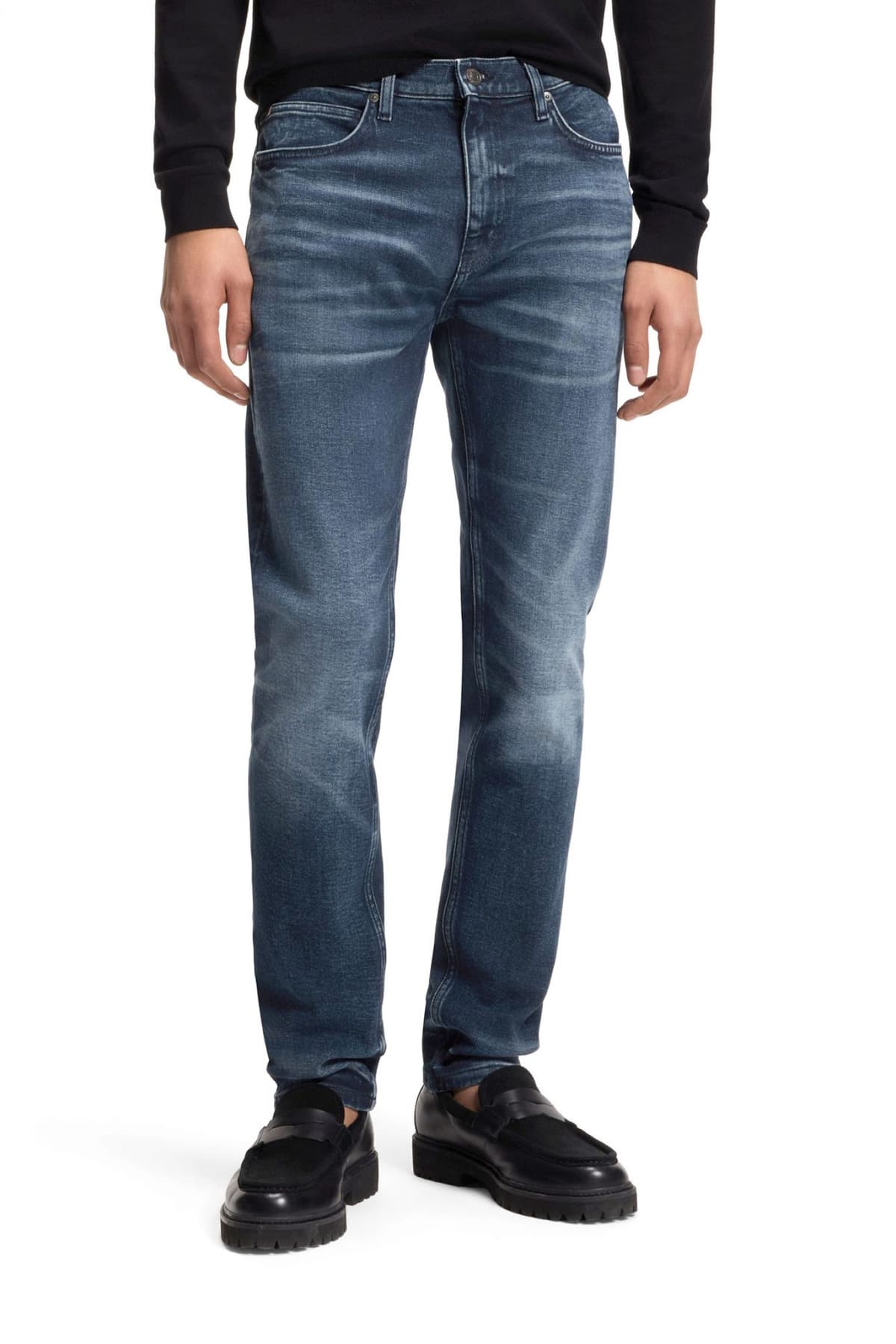 HUGO ΠΑΝΤΕΛΟΝΙ JEANS 734 EXTRA SLIM FIT ΜΠΛΕ