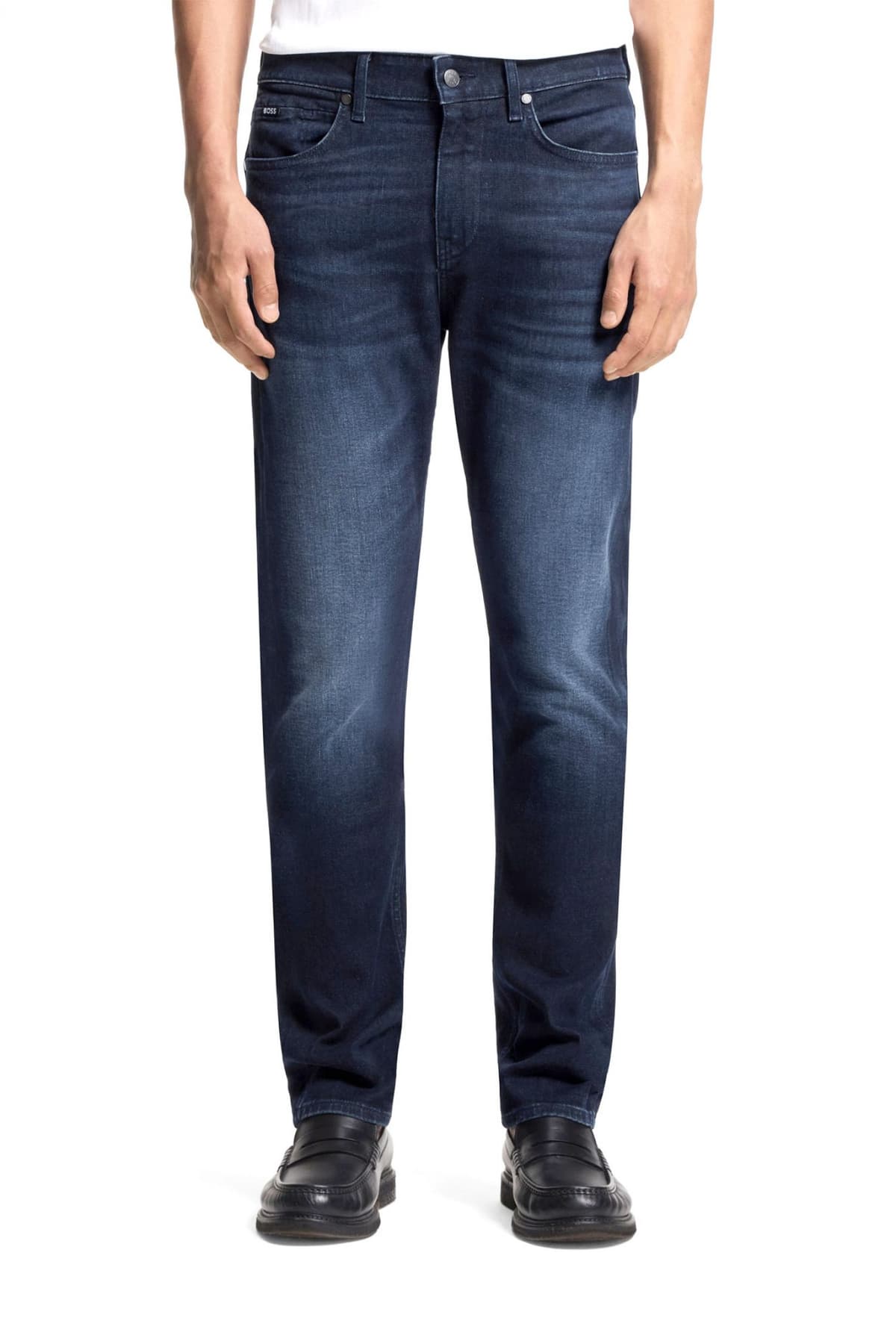 BOSS ΠΑΝΤΕΛΟΝΙ JEANS H-DELAWARE SLIM FIT ΜΠΛΕ