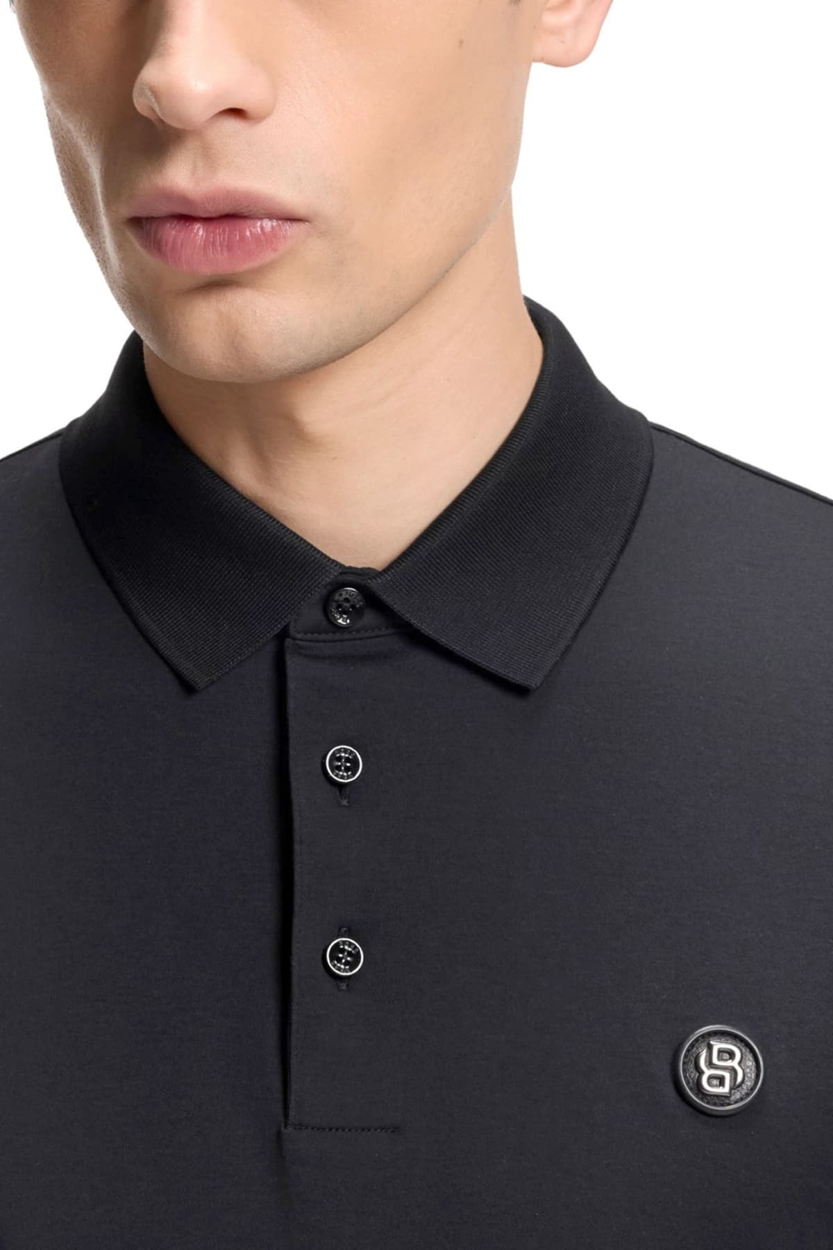 BOSS POLO MERCERISED C-PARIS 01 ΜΠΛΕ