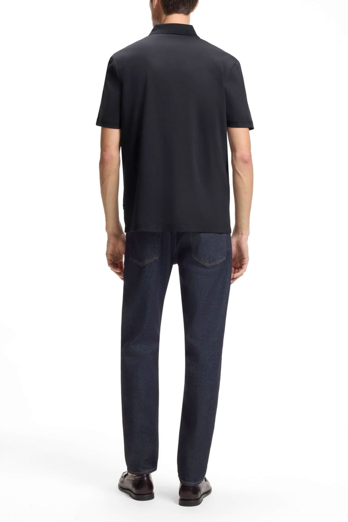 BOSS POLO MERCERISED C-PARIS 01 ΜΠΛΕ