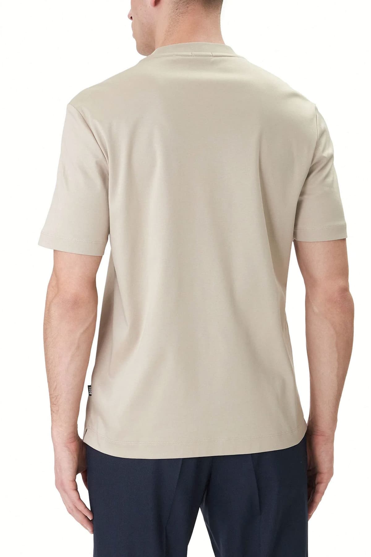 BOSS T-SHIRT C-TAUT-1 MERCERISED ΜΠΕΖ