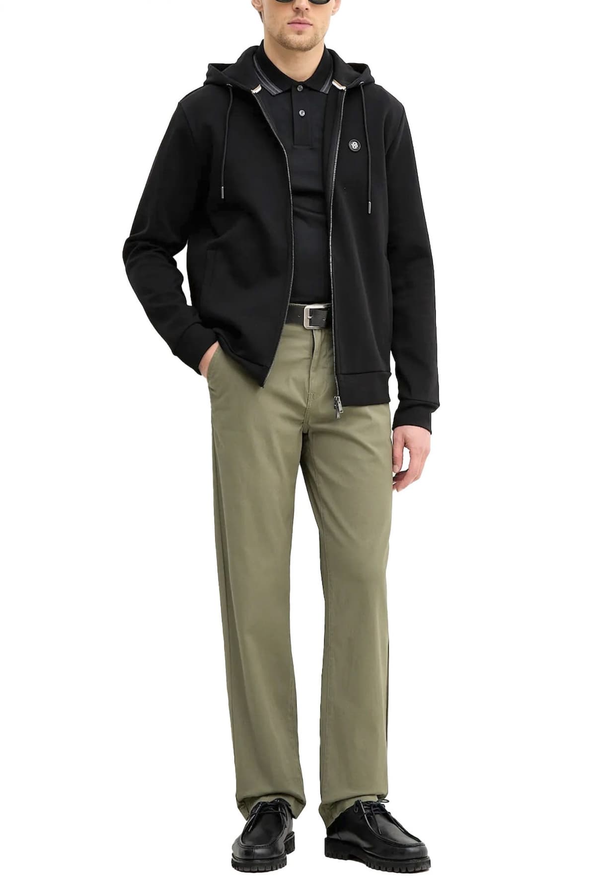 BOSS ΦΟΥΤΕΡ FULLZIP C-SPENCE 01 ΜΑΥΡΟ