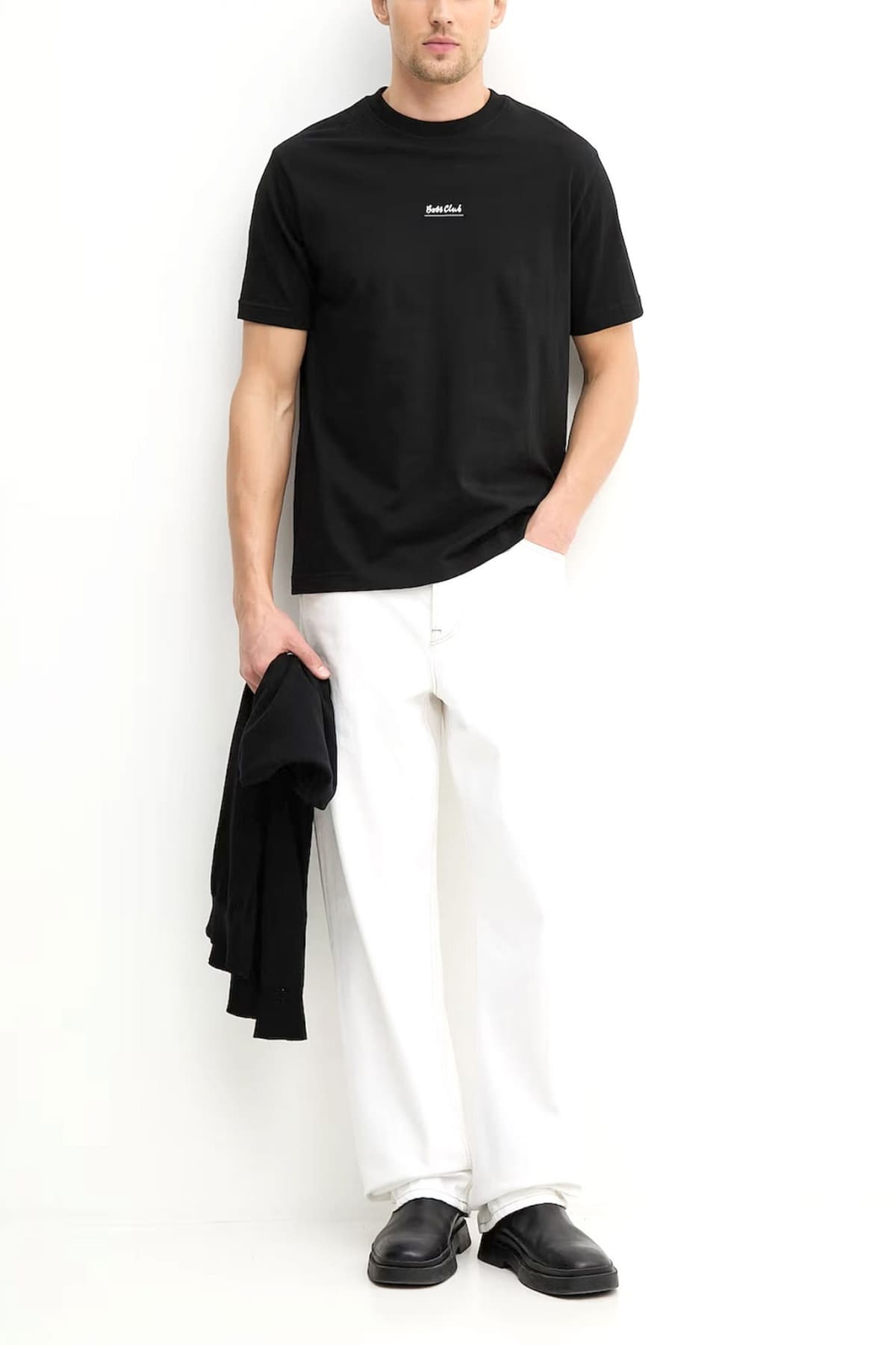 T-shirt με κοντά μανίκια BOSS Te_BossClub